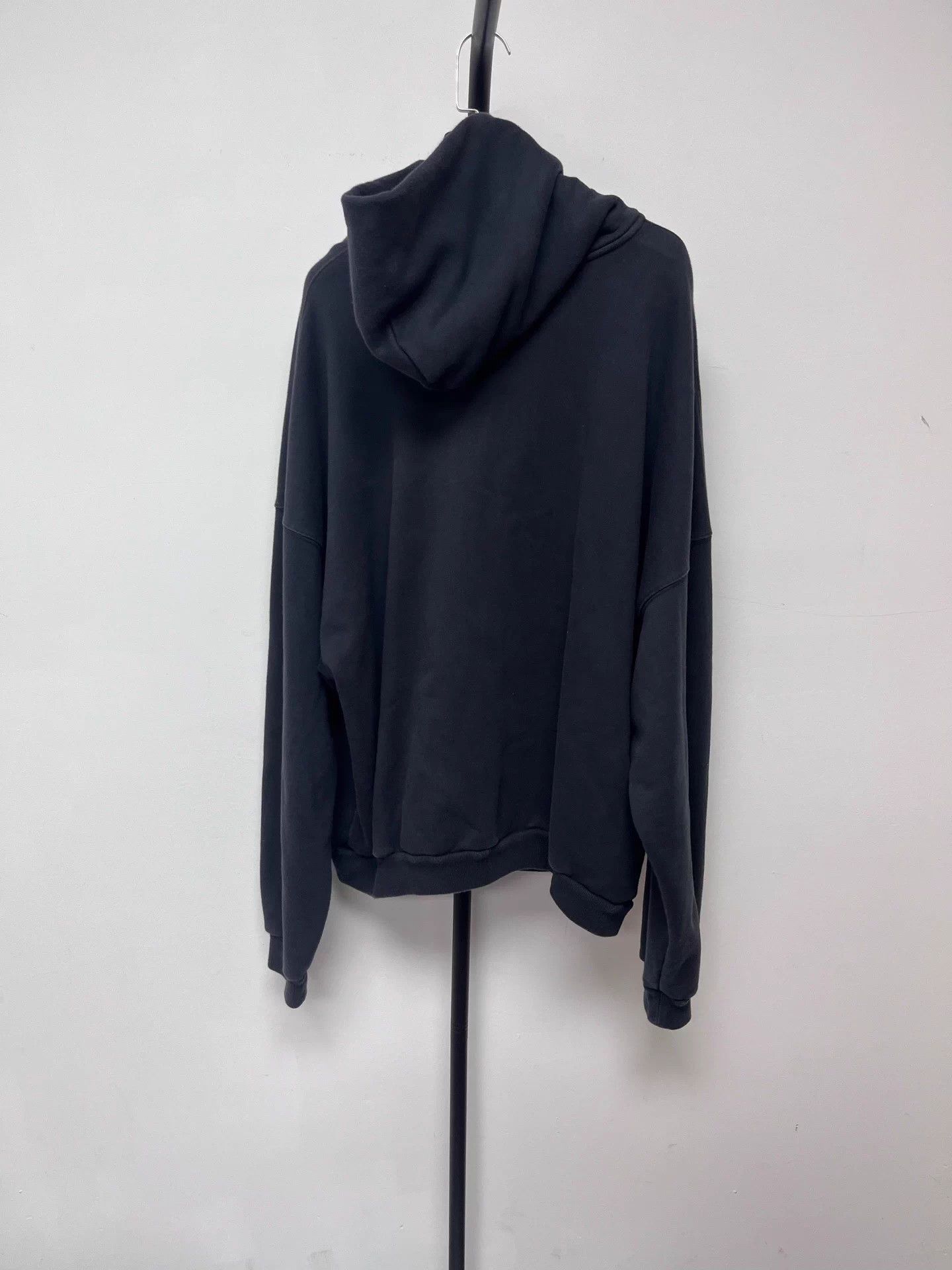 Balenciaga logo print hoodie men's gray almost new XS