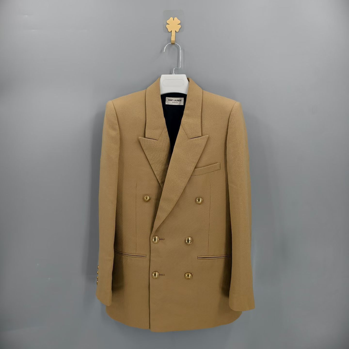 Saint Laurent Paris Saint Laurent Wool Double Breasted Blazer F36 Size XS / US 0-2 / IT 36-38 - 1 Thumbnail