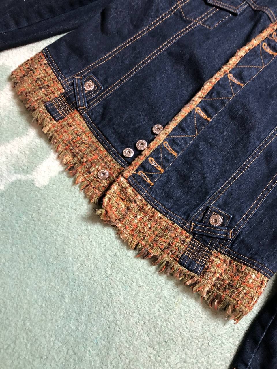 Dolce & Gabbana Dolce and Gabbana Vintage Denim Jacket Size L / US 10 / IT 46 - 9 Thumbnail
