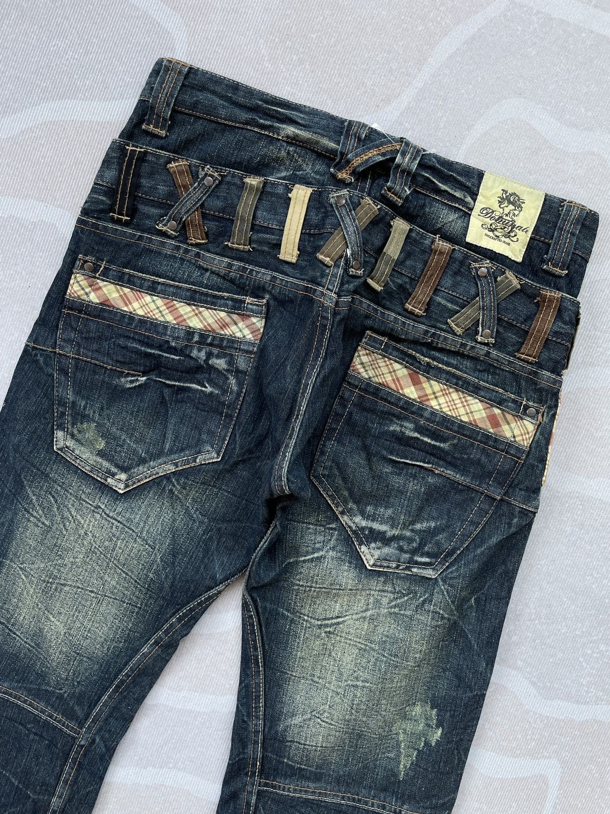 Designer Dominate Double Waist Jeans (P84) Size US 31 - 4 Thumbnail