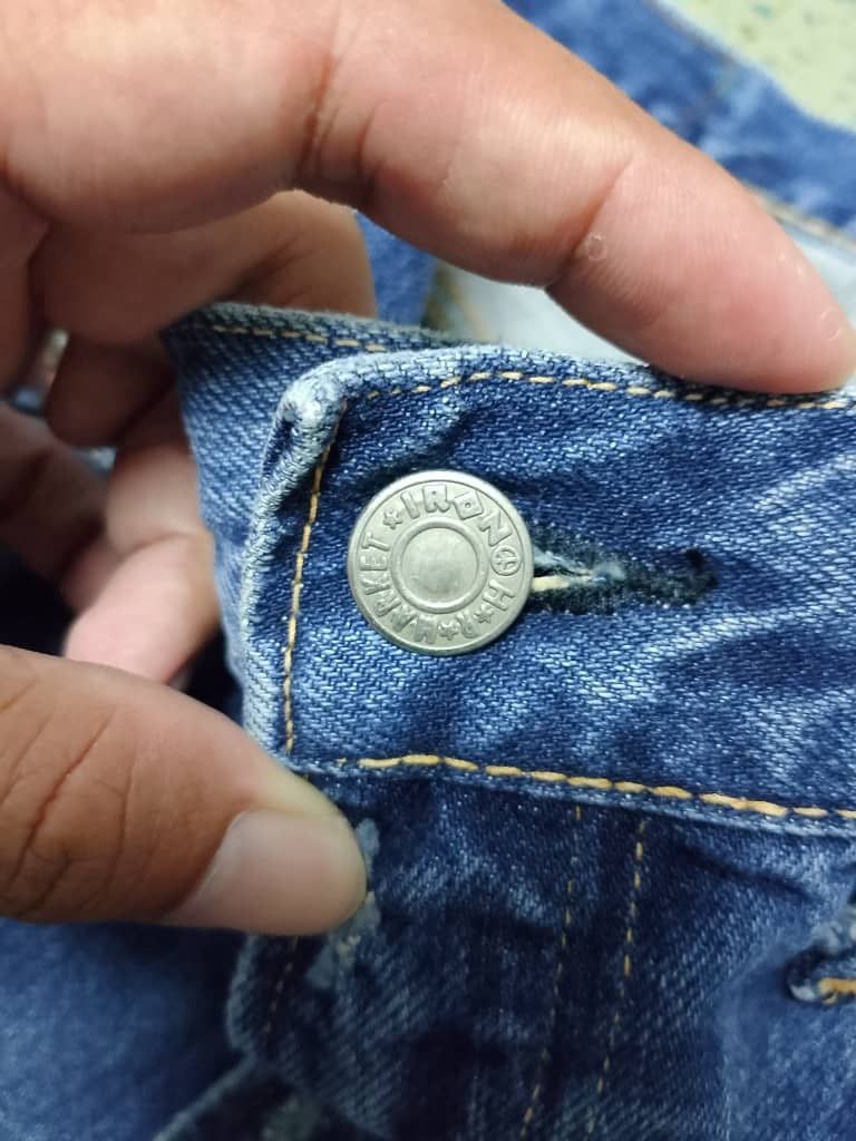 Blue Blue Japan Blue Blue Japan x Iron Heart x HR Market Blue Denim Jeans Size US 30 / EU 46 - 4 Thumbnail