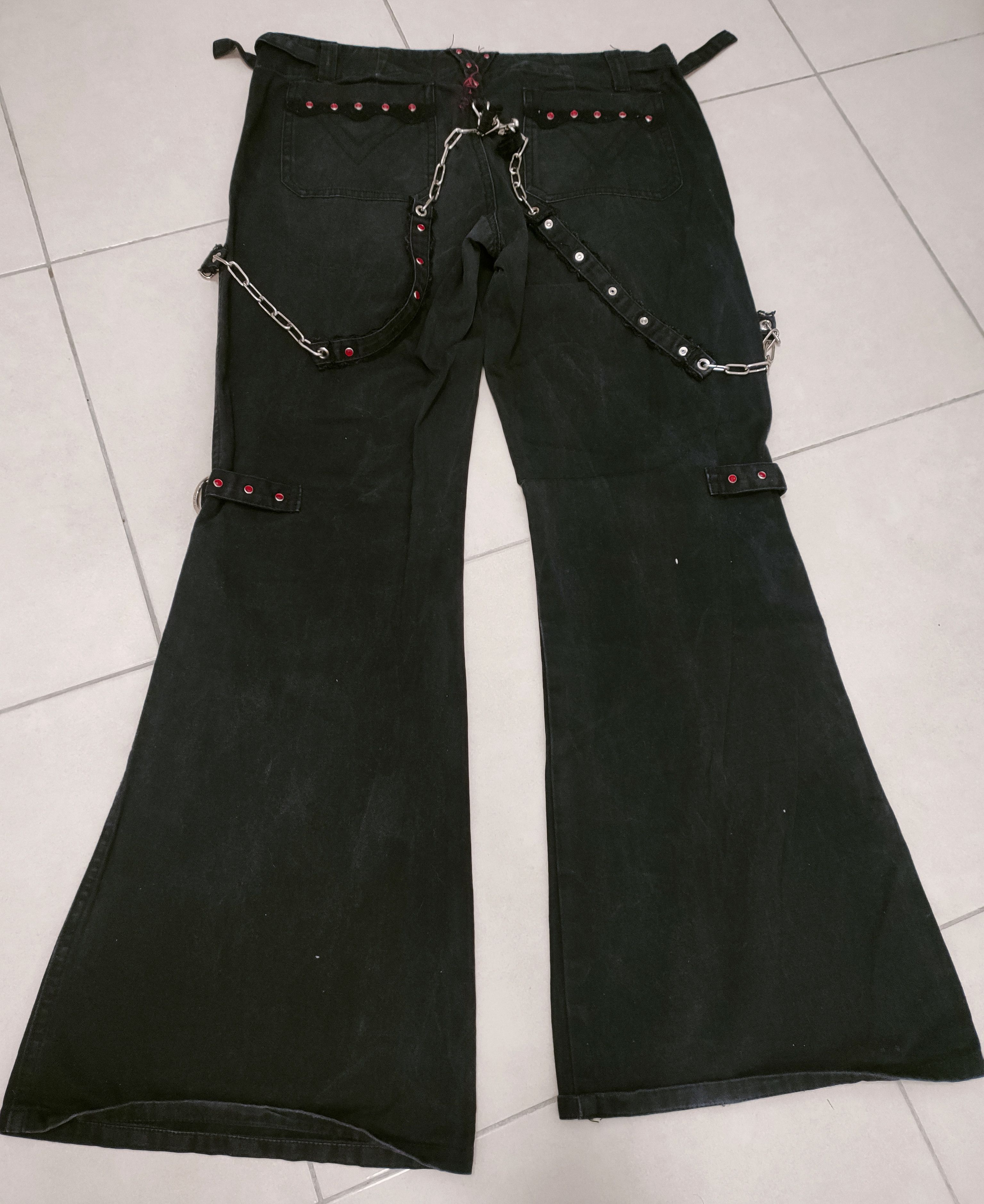 If Six Was Nine 🔥Punk Tripp Nyc X Strap Bondage Pants🔥 Size US 32 / EU 48 - 7 Thumbnail