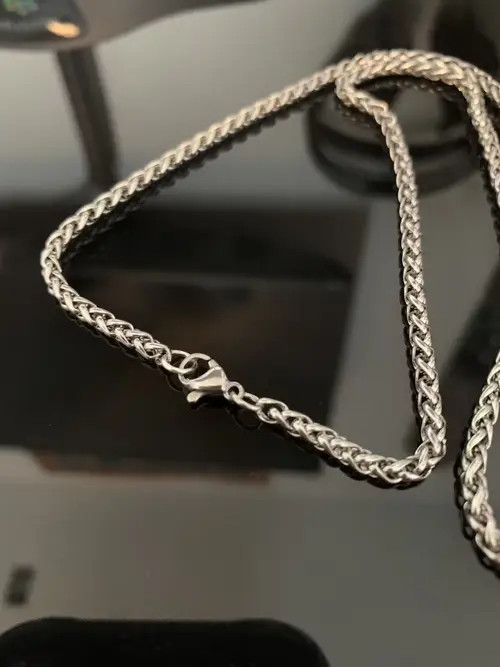 Other Stainless Steel Wheat Chain 3mm - 20 inch Size ONE SIZE - 3 Thumbnail