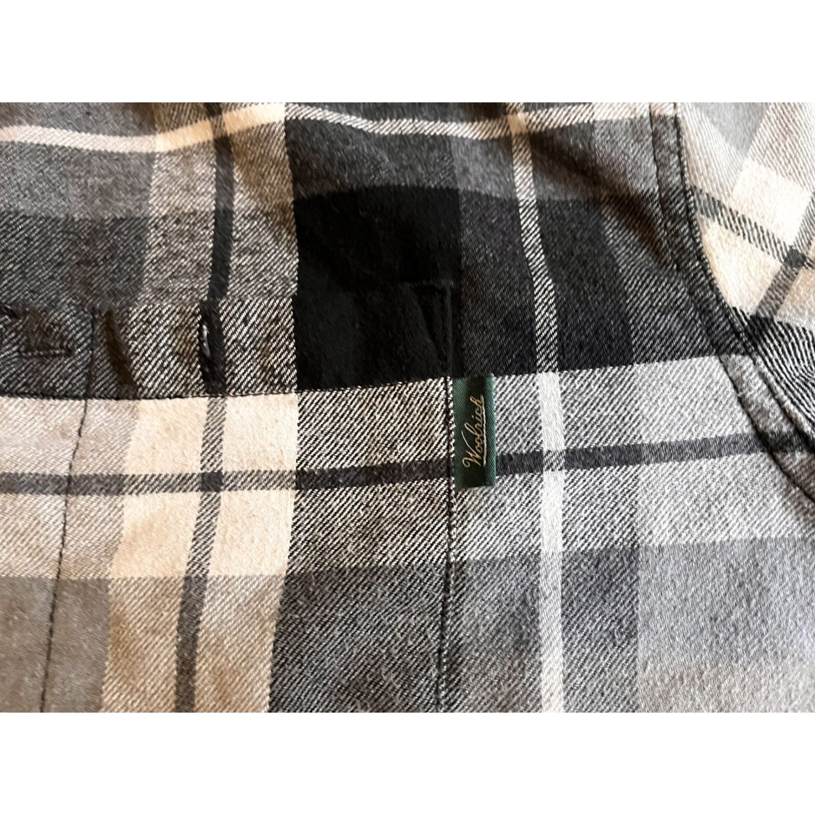 Vintage Woolrich Shirt Men’s Large Black White Plaid Size US L / EU 52-54 / 3 - 5 Thumbnail