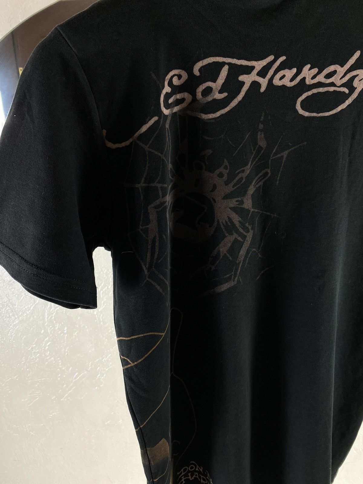 Christian Audigier × Ed Hardy × Vintage Vintage Y2K Ed Hardy Christian Audigier Big Logo Tee Size US M / EU 48-50 / 2 - 6 Thumbnail