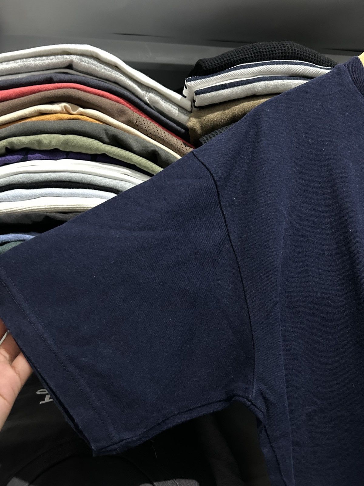 Number (N)ine NUMBER (N)INE Blank Shirt (Navy) Size US XL / EU 56 / 4 - 3 Thumbnail