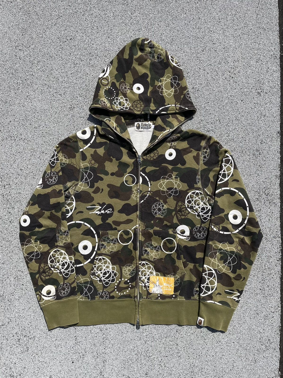 Bape × Futura Bape x Futura Full Zip Hoodie Size US M / EU 48-50 / 2 - 1 Thumbnail