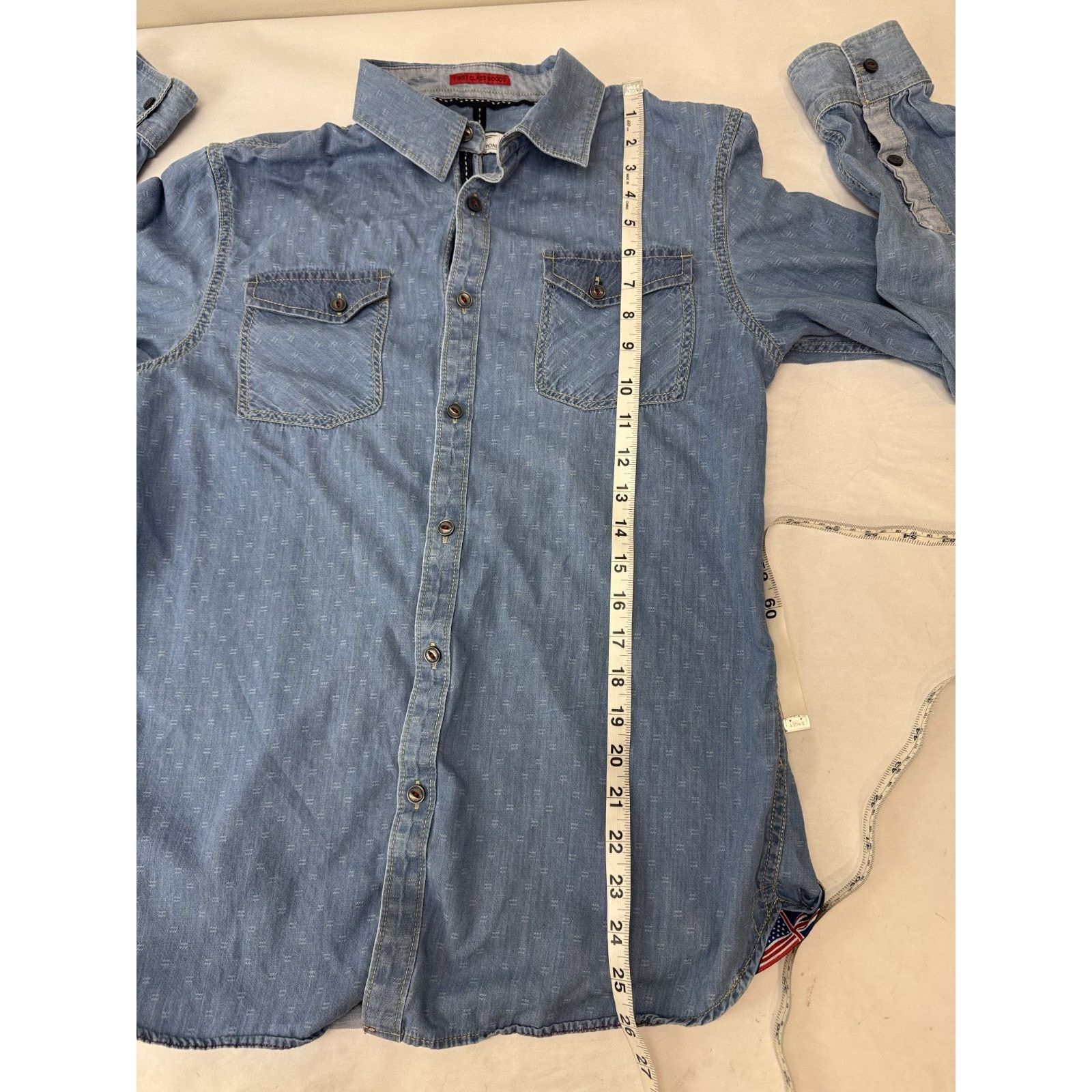 Other Vintage Y2K Across Pond Shirt British USA Flag Detail Med Size US M / EU 48-50 / 2 - 10 Thumbnail