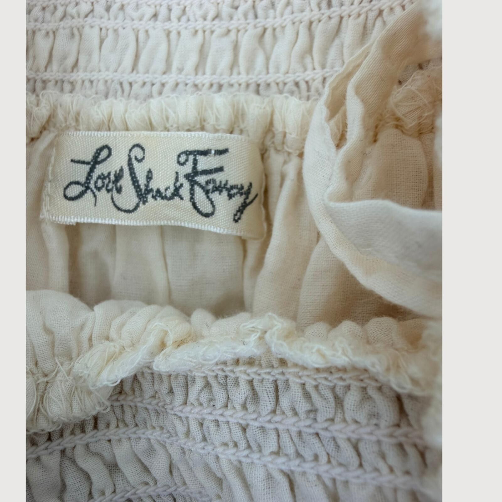 Other LoveShackFancy Embroidered Boho Mini Skirt Cream 0 Size 25" / US 0 / IT 36 - 4 Thumbnail