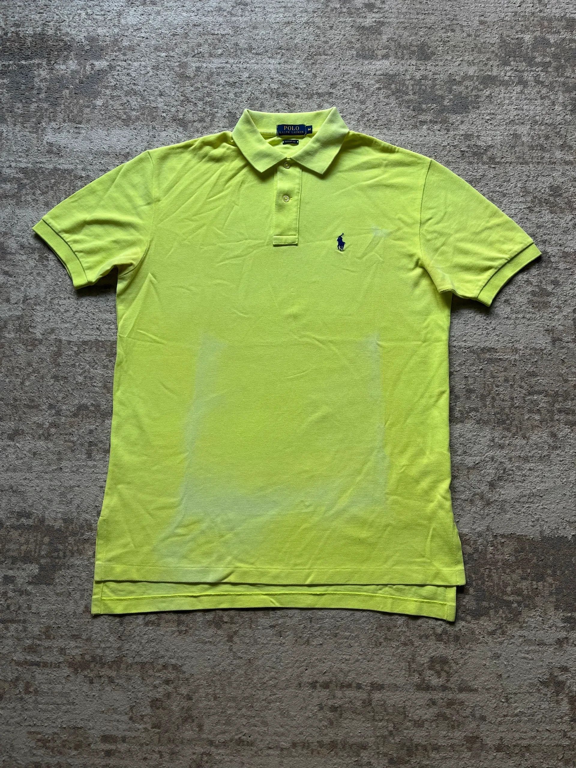 Polo Ralph Lauren Polo Ralph Lauren Small Pony Polo Shirt Acid Size M Size US M / EU 48-50 / 2 - 1 Thumbnail