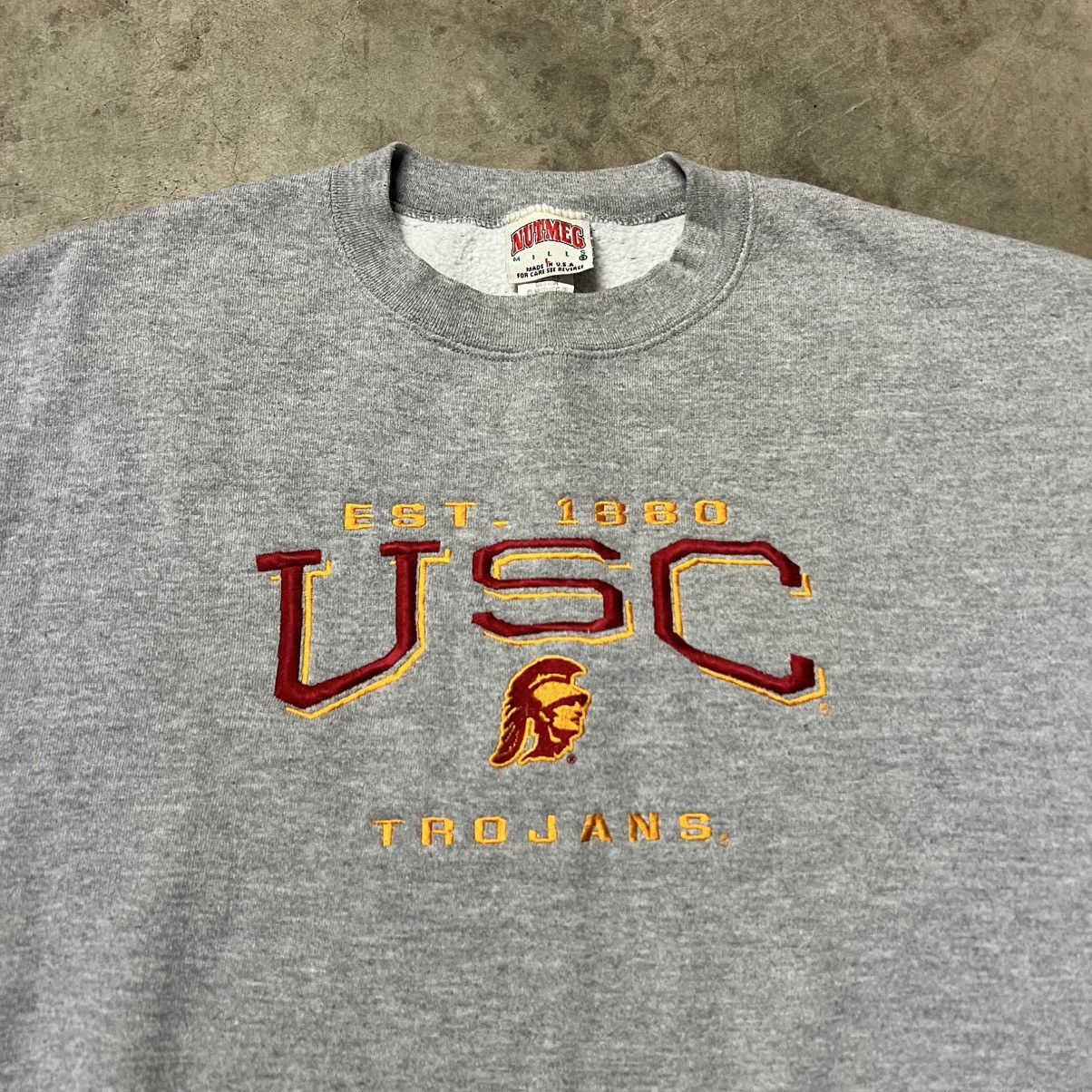 Nutmeg × Vintage Vintage 90’s USC 🇺🇸 Embroidered Nutmeg Crewneck Sweater Size US L / EU 52-54 / 3 - 1 Thumbnail