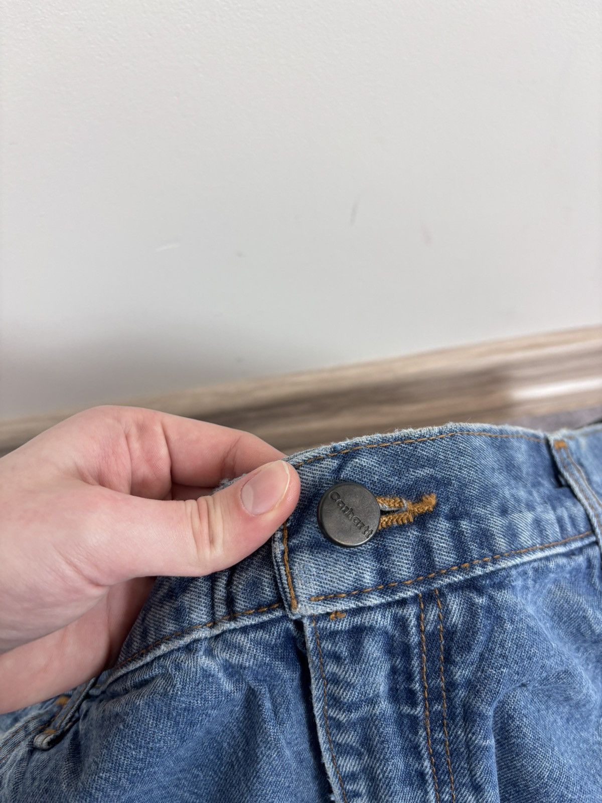 Carhartt Vintage Carhartt FR Flame Resistant Blue Baggy Denim Jeans Size US 42 / EU 58 - 14 Thumbnail