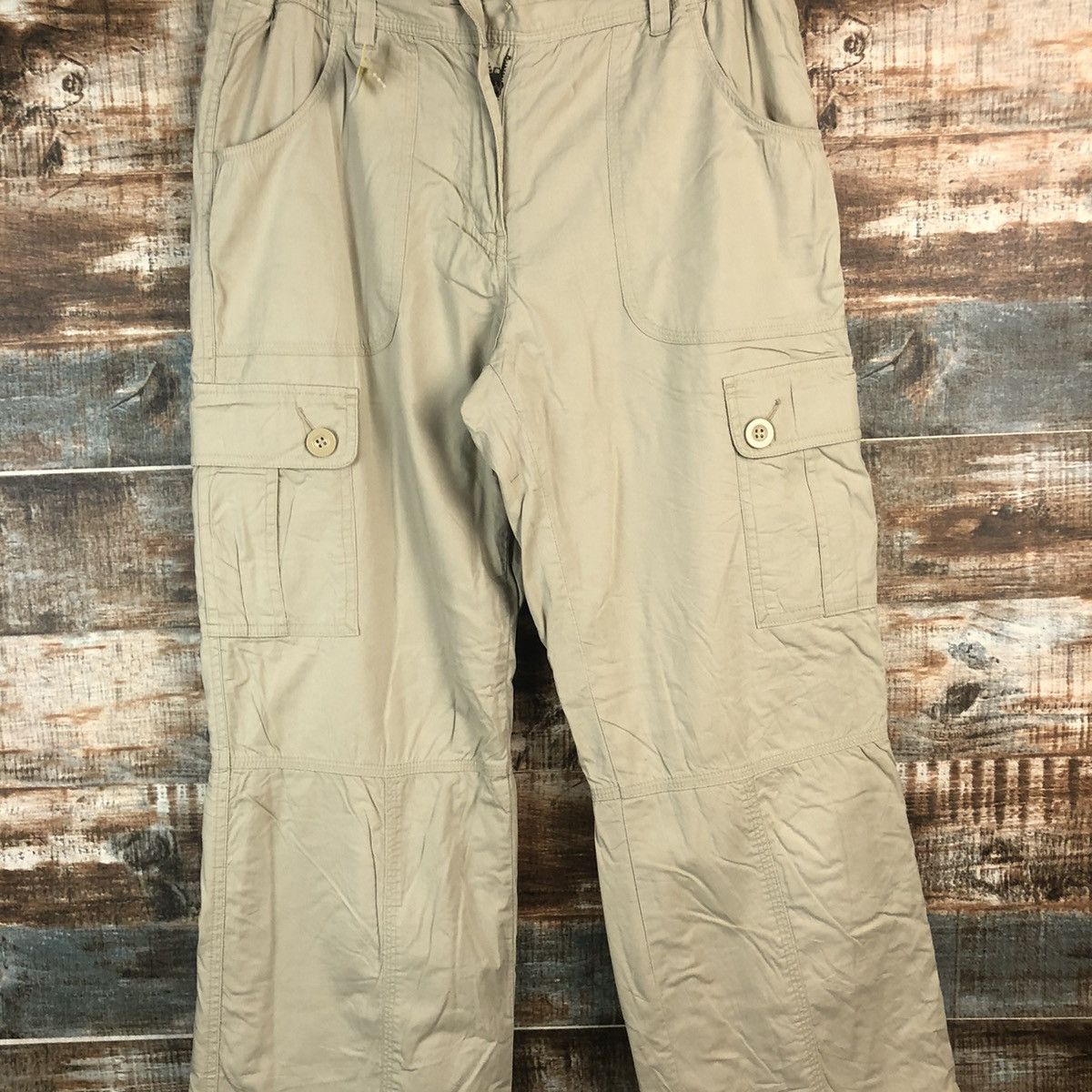Japanese Brand DL Japanese Brand Gray Cargo Multipocket Pants #C662 Size US 27 - 5 Thumbnail