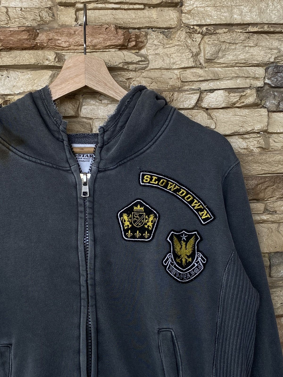 Vintage Japan Seditionaries Punk Six Star Zipper Distressed Hoodie Size US M / EU 48-50 / 2 - 4 Thumbnail