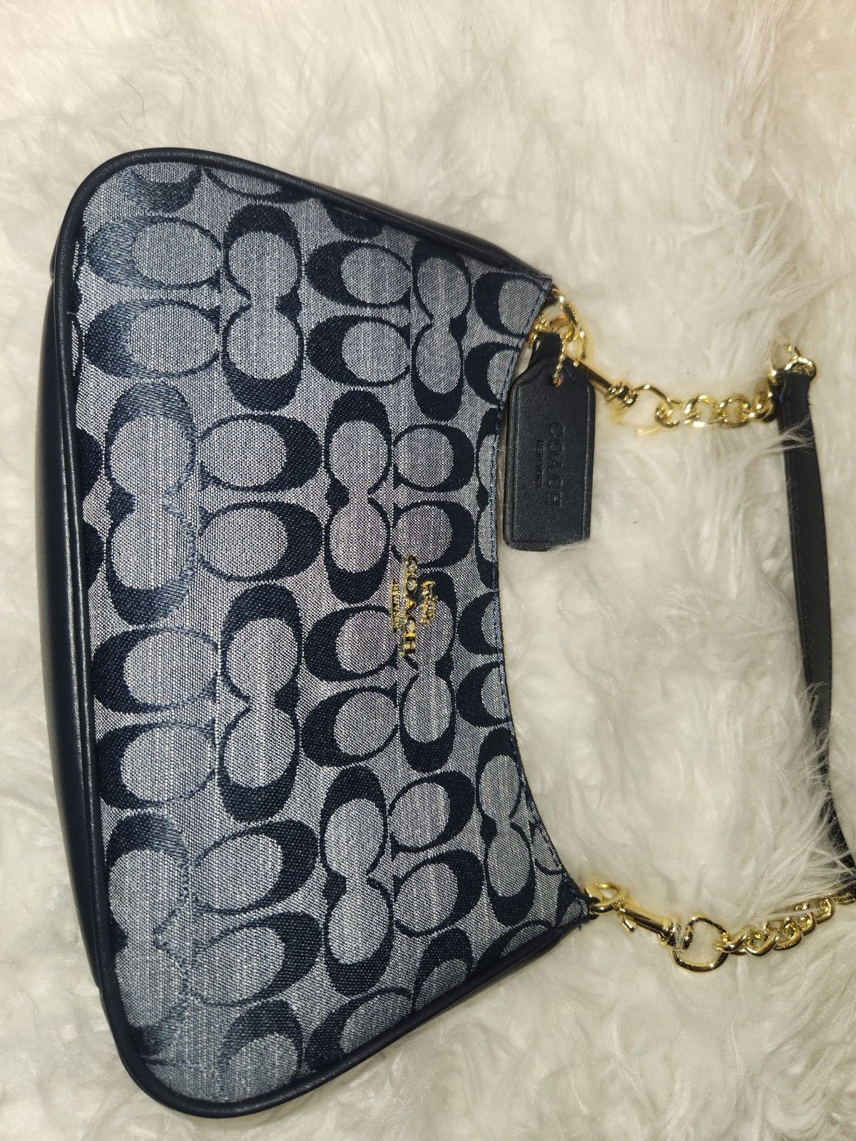 Coach Coach blue Signature Canvas Shoulder Bag Size ONE SIZE - 1 Thumbnail