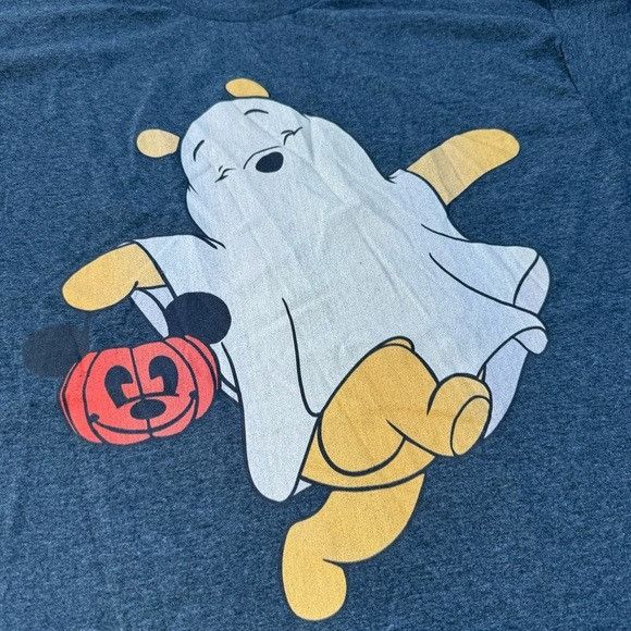 Disney NEW WINNIE THE POOH HALLOWEEN TRICK OR TREAT GRAY T-SHIRT SZ Size US XL / EU 56 / 4 - 2 Thumbnail