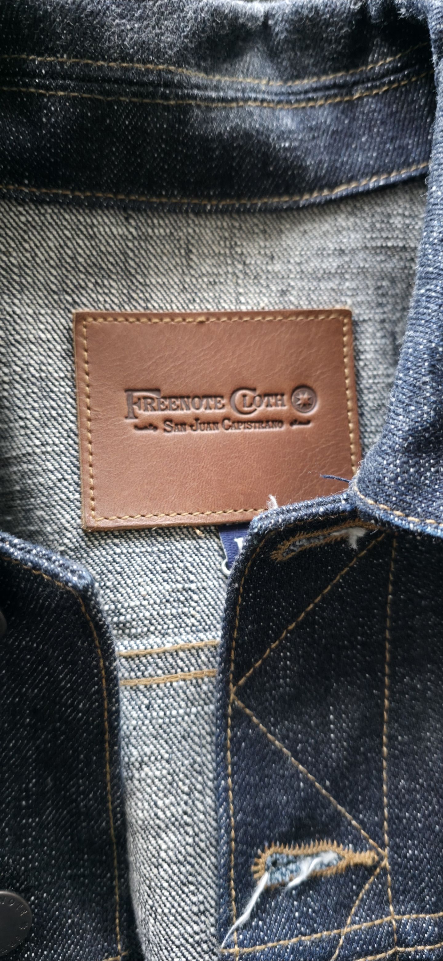 Freenote Cloth FREENOTE CLOTH CLASSIC DENIM JACKET 17 OUNCE INDIGO SLUB Size US L / EU 52-54 / 3 - 2 Thumbnail