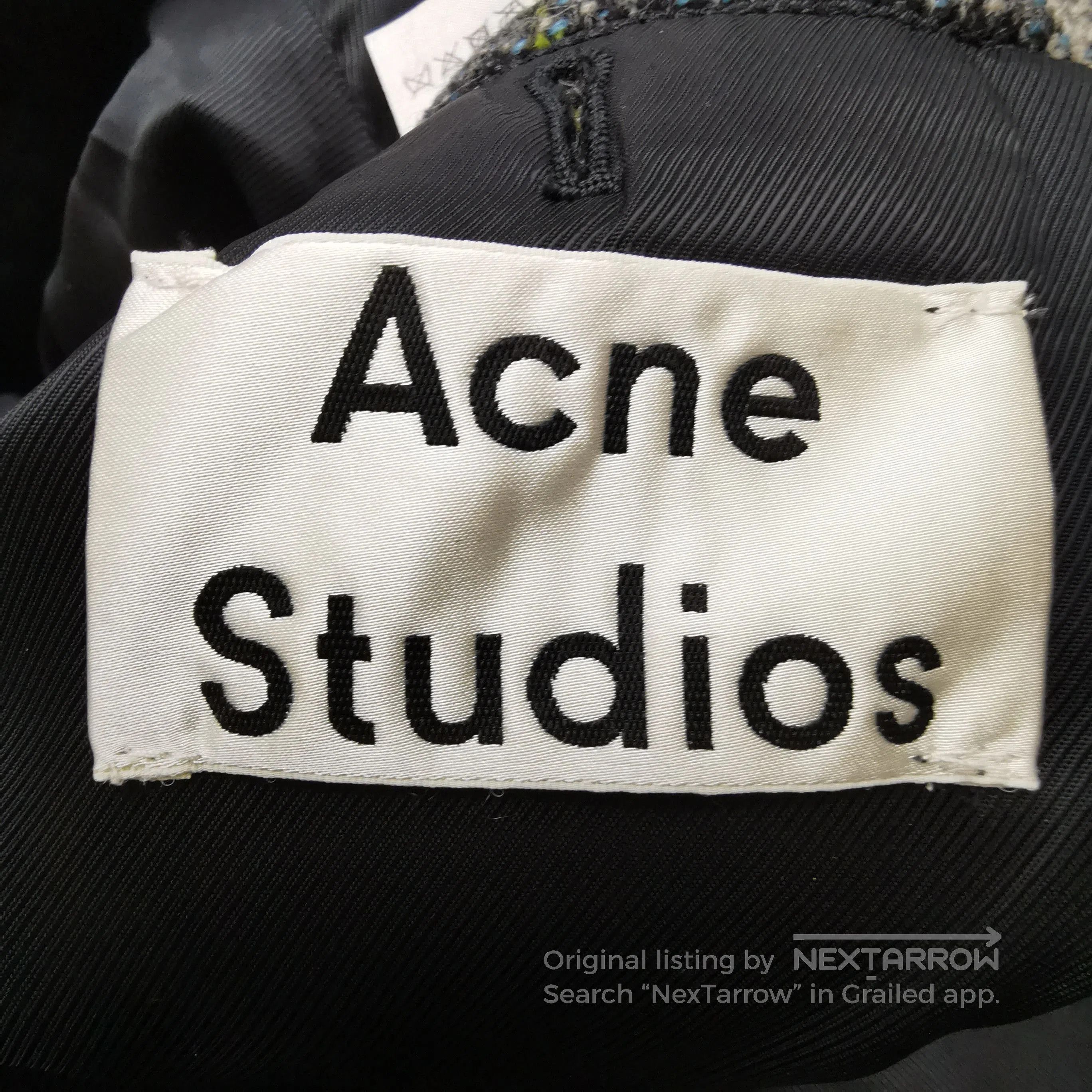 Acne Studios Acne Studios XS Wool Plaid Lapel Coat. Size US XS / EU 42 / 0 - 5 Thumbnail