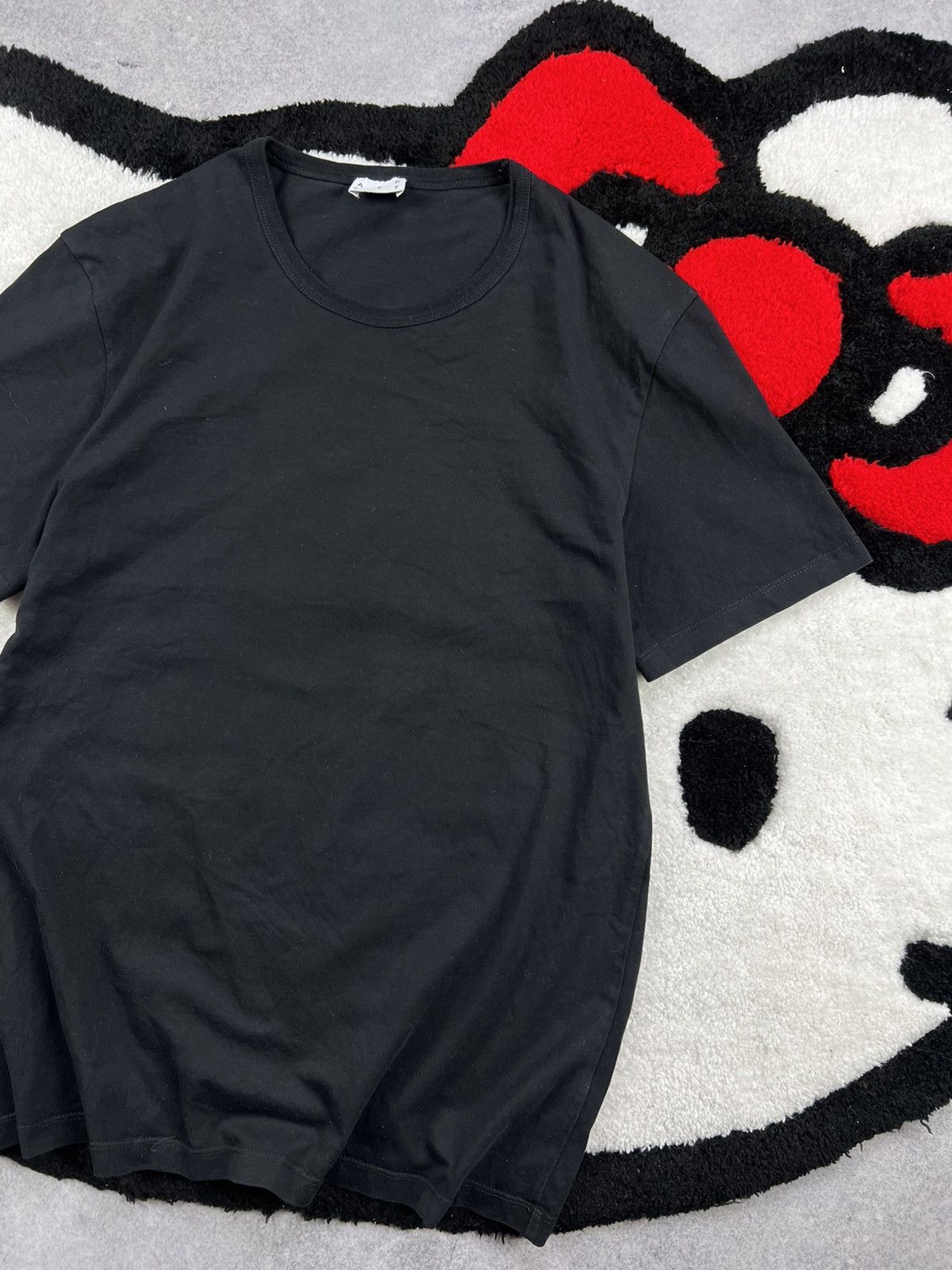 Asket Asket Basic Black Men’s Portugal Tee Shirt Size US M / EU 48-50 / 2 - 3 Thumbnail