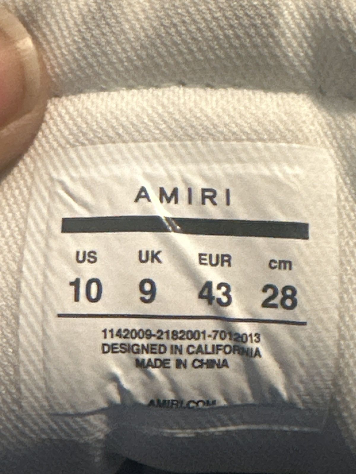 Amiri AMIRI skel panelled high top Size US 10 / EU 43 - 5 Thumbnail
