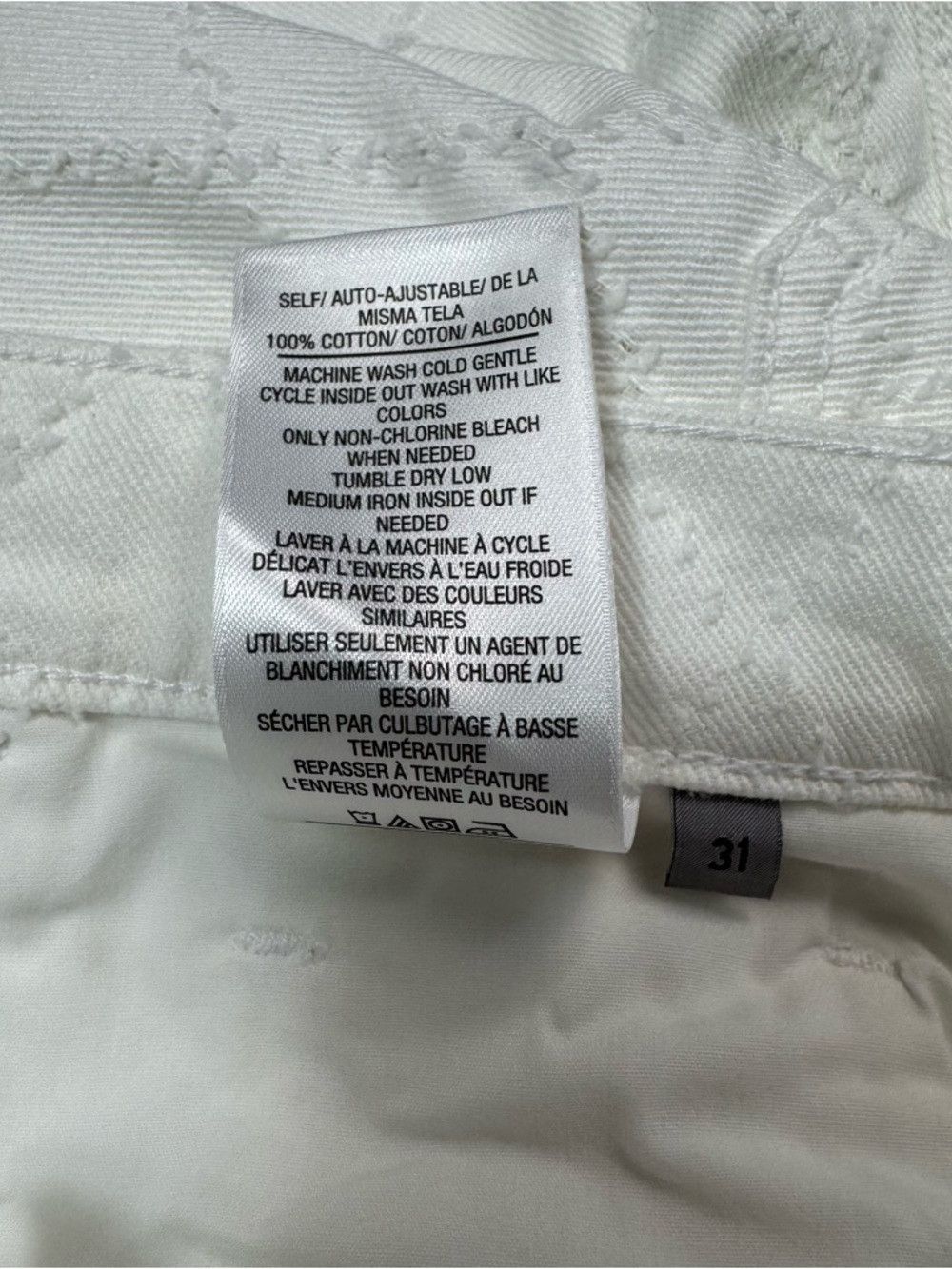 Joe's NWT New $128 Joe's Jeans Diamond Pattern Mini Skirt In Anka Size 31" - 8 Thumbnail