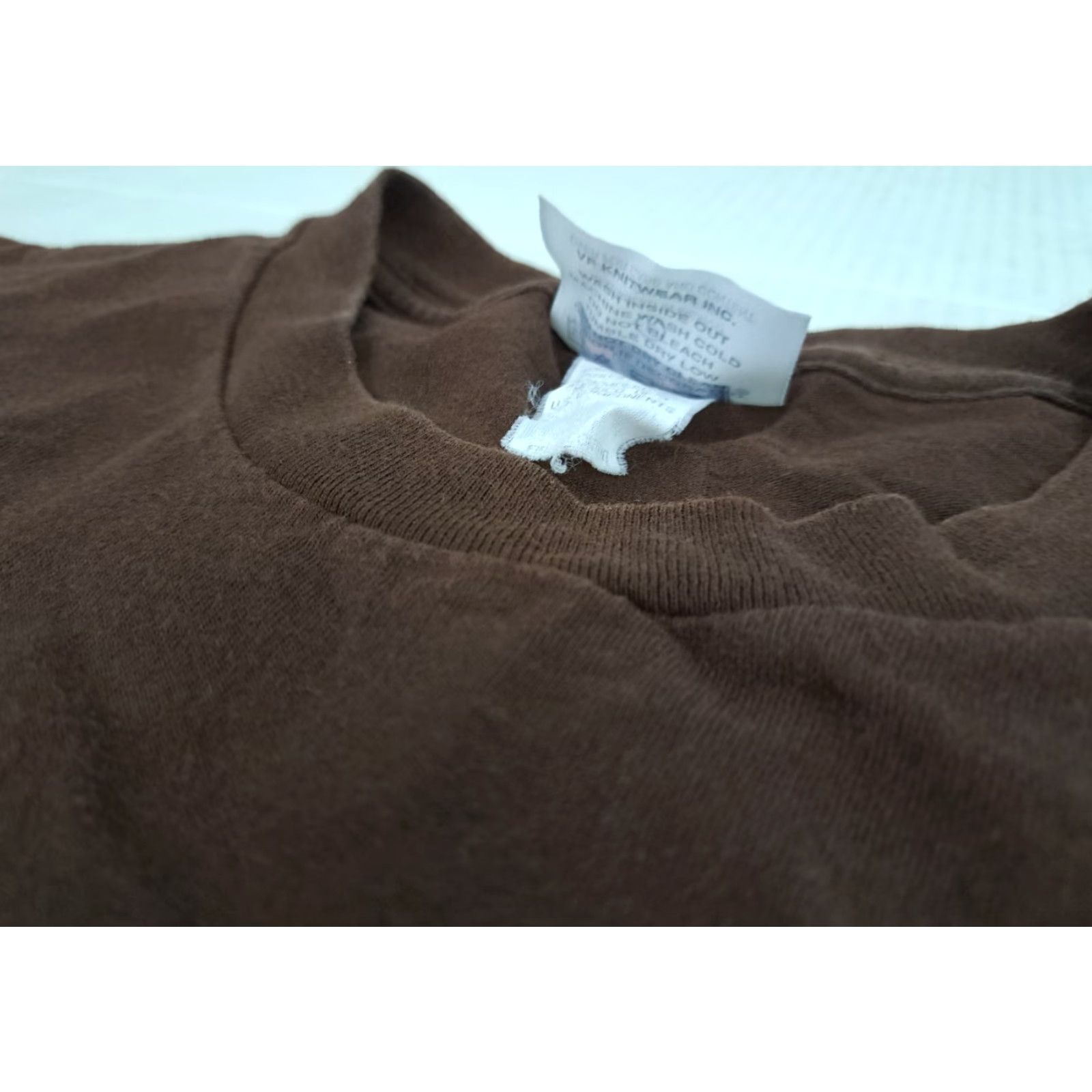 Vintage VINTAGE Cleveland Browns T-Shirt Embroidered 90s CSA Brown Cotton Crew Neck Unisex Adults L Size US L / EU 52-54 / 3 - 5 Thumbnail