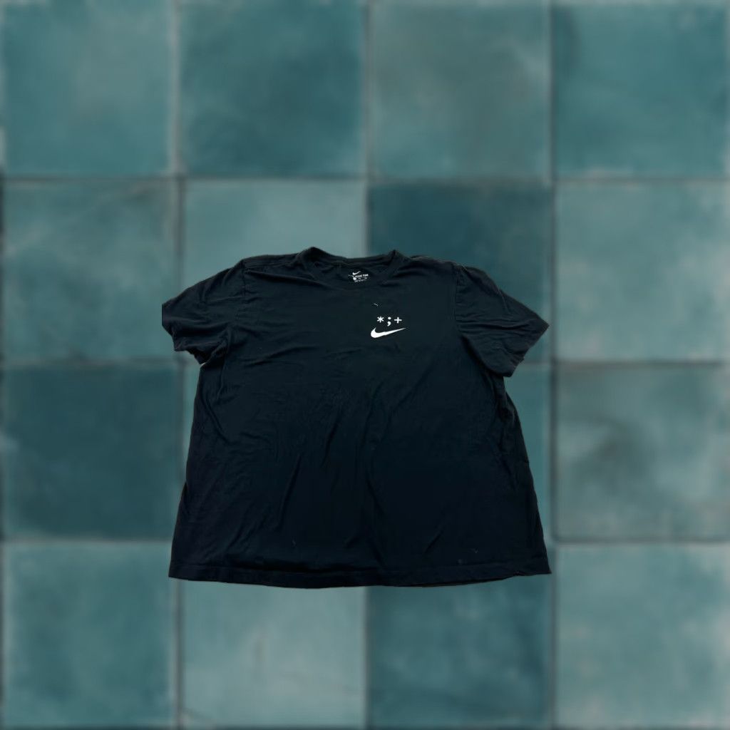 Nike Nike T-Shirt Mens 2XL Black Swoosh Logo Regular Fit Crew Neck Sports Outdoor Size US XXL / EU 58 / 5 - 1 Thumbnail
