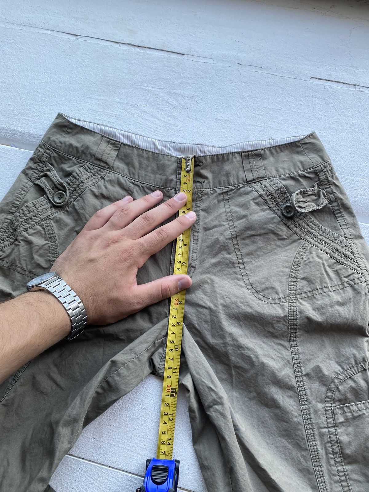 Other 🔥Gothic Punk Opium Flared Bell Bootcut Gorpcore Cargo Pants Size 30" / US 8 / IT 44 - 10 Thumbnail