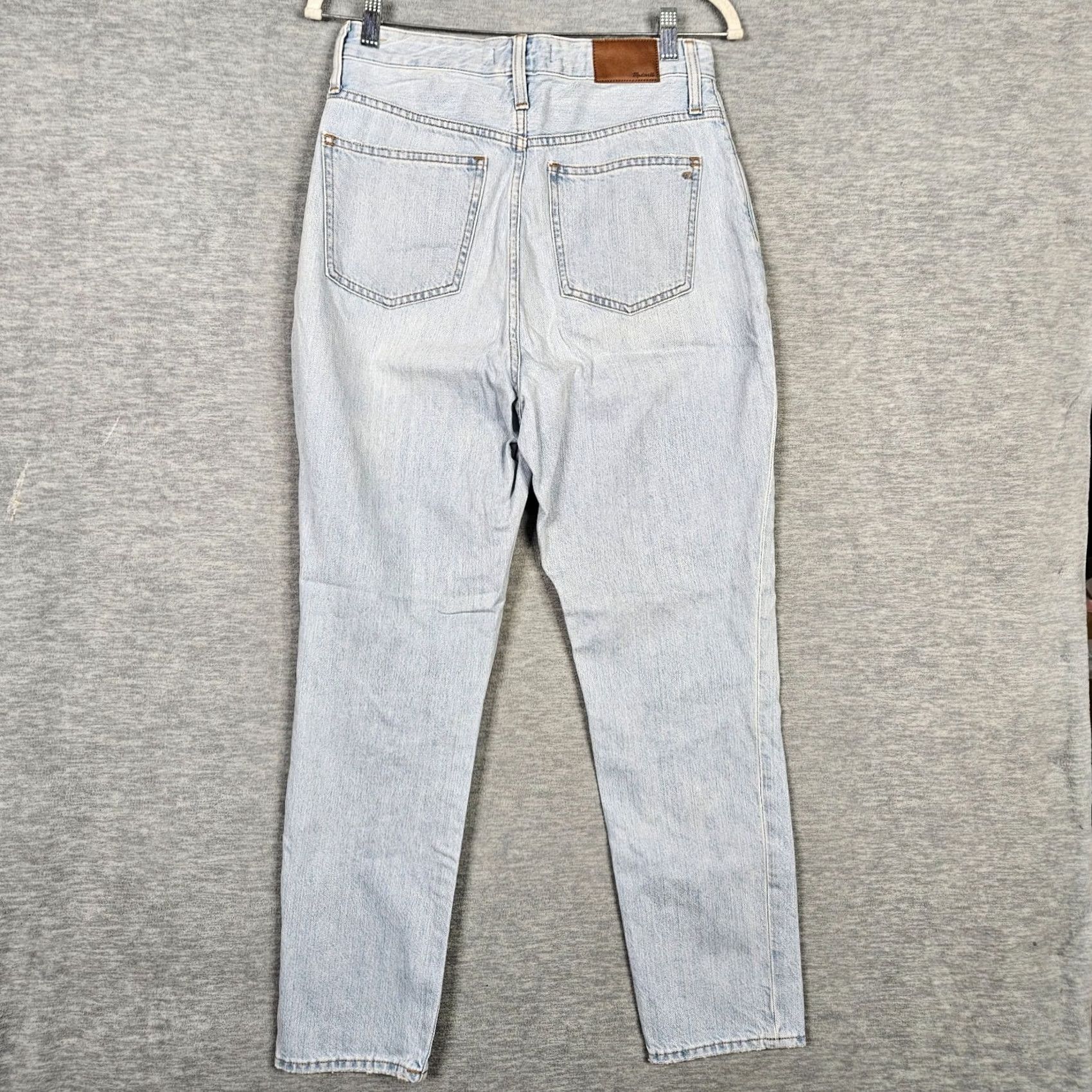 Madewell Madewell Jeans Regular Blue 100% Cotton Women's Size 27 Mid Rise Belted Denim Comfort Vintage: No Size 27" / US 4 / IT 40 - 2 Thumbnail