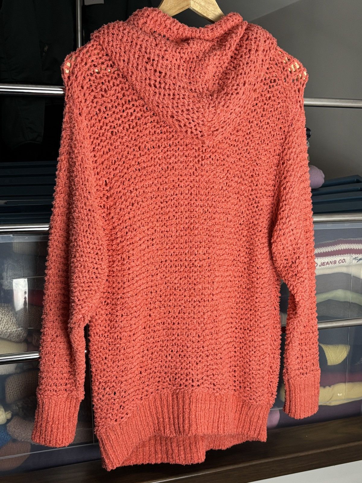 Isabel Marant Etoile Isabel Marant Etoile Mesh Knit Unique Hoodie Sweater Size L / US 10 / IT 46 - 7 Thumbnail
