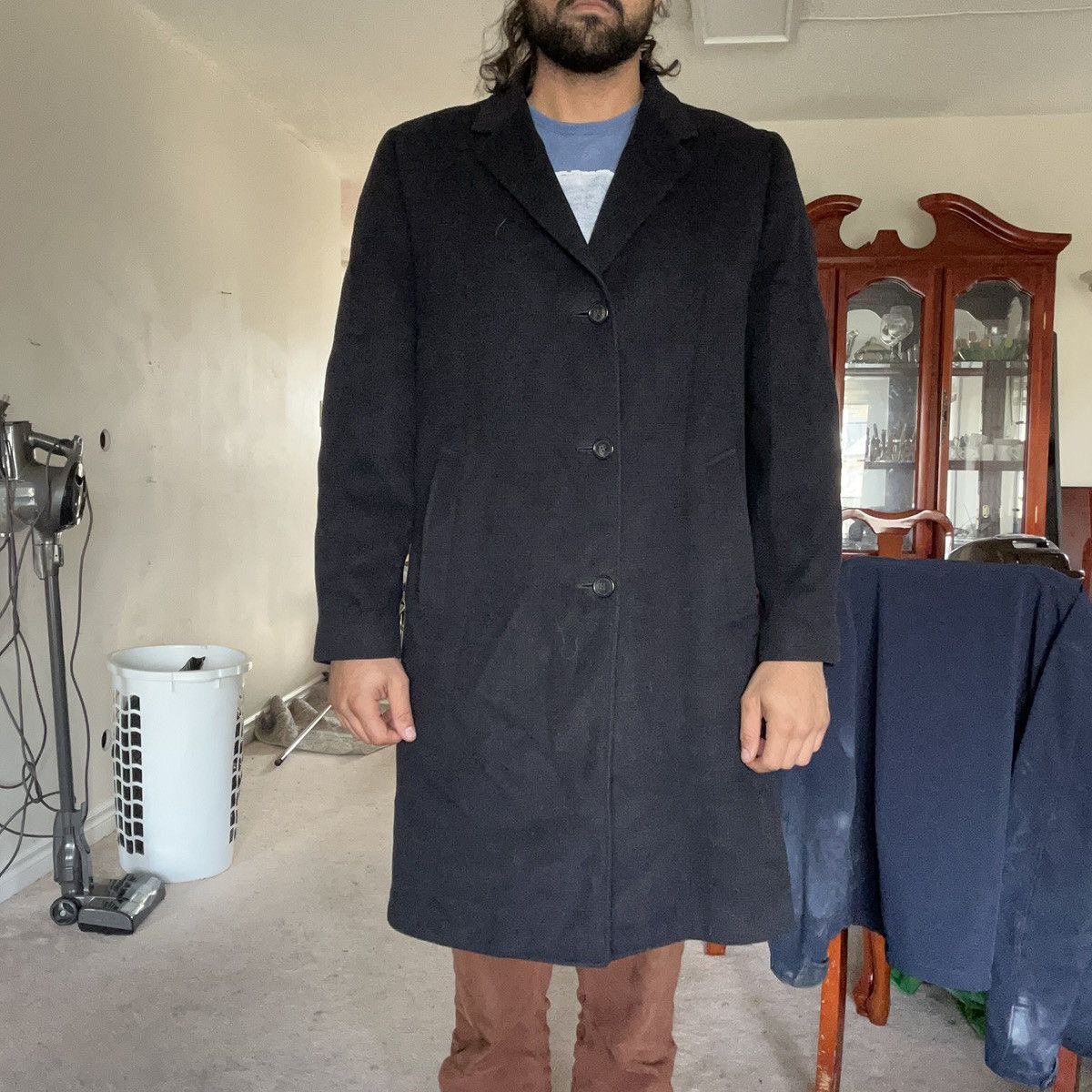 Eaton Vintage single breasted overcoat Size US M / EU 48-50 / 2 - 2 Thumbnail