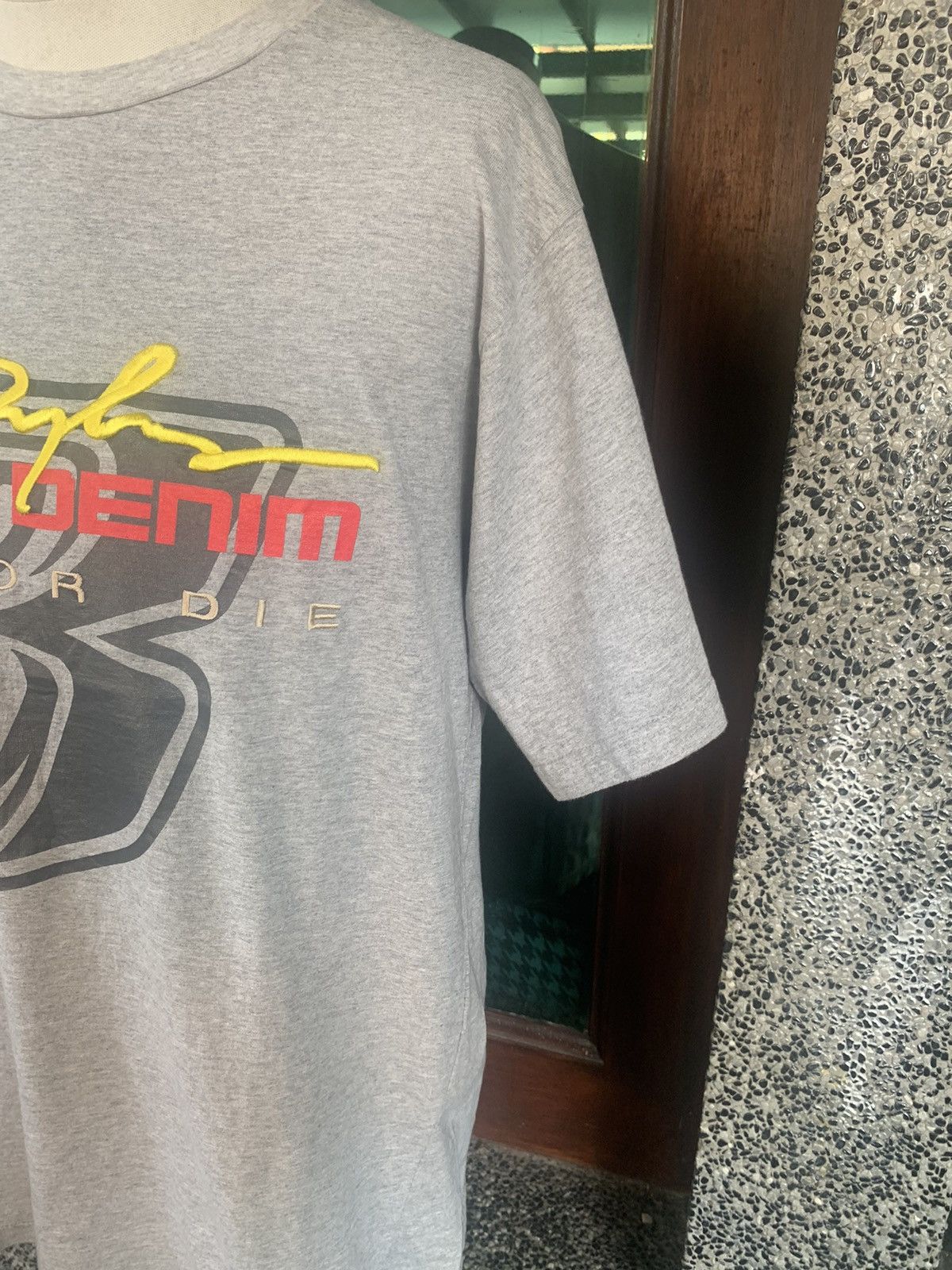 Rap Tees × Ruff Ryders × Vintage Vintage DMX Ruff Ryders Dirty Denim Embroidered T shirt Size US XL / EU 56 / 4 - 4 Thumbnail