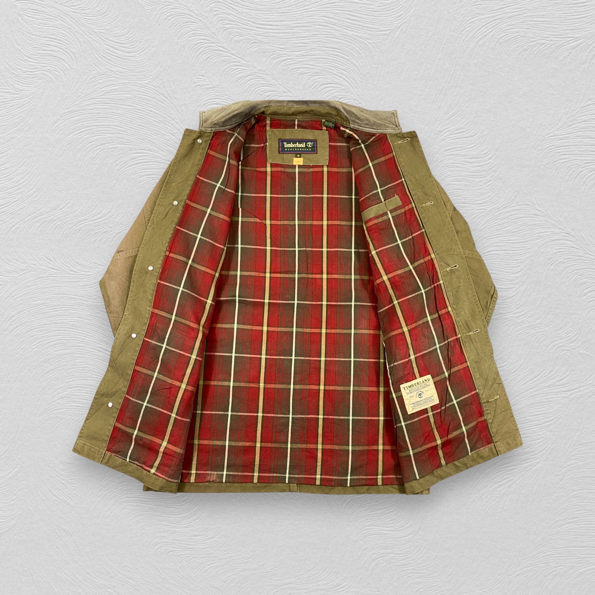 Japanese Brand Vintage Timberland Sun Faded Chore Japanese Jacket -J307 Size US XL / EU 56 / 4 - 3 Thumbnail