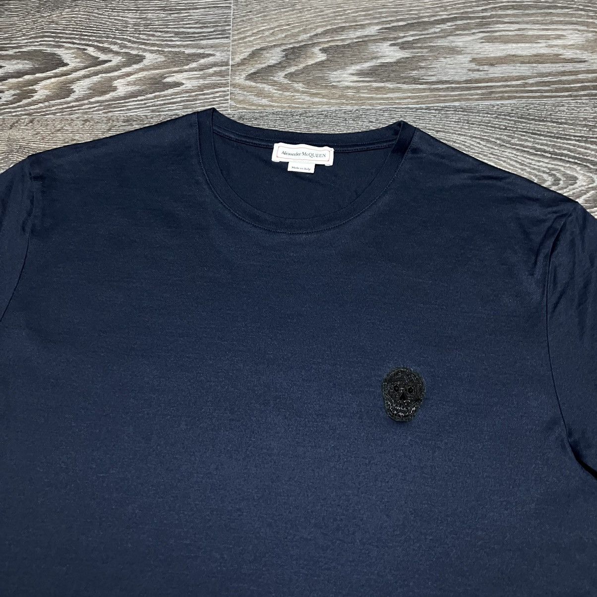 Alexander McQueen ALEXANDER MCQUEEN Scull Patch Logo Cotton Jersey T-shirt Size US M / EU 48-50 / 2 - 3 Thumbnail