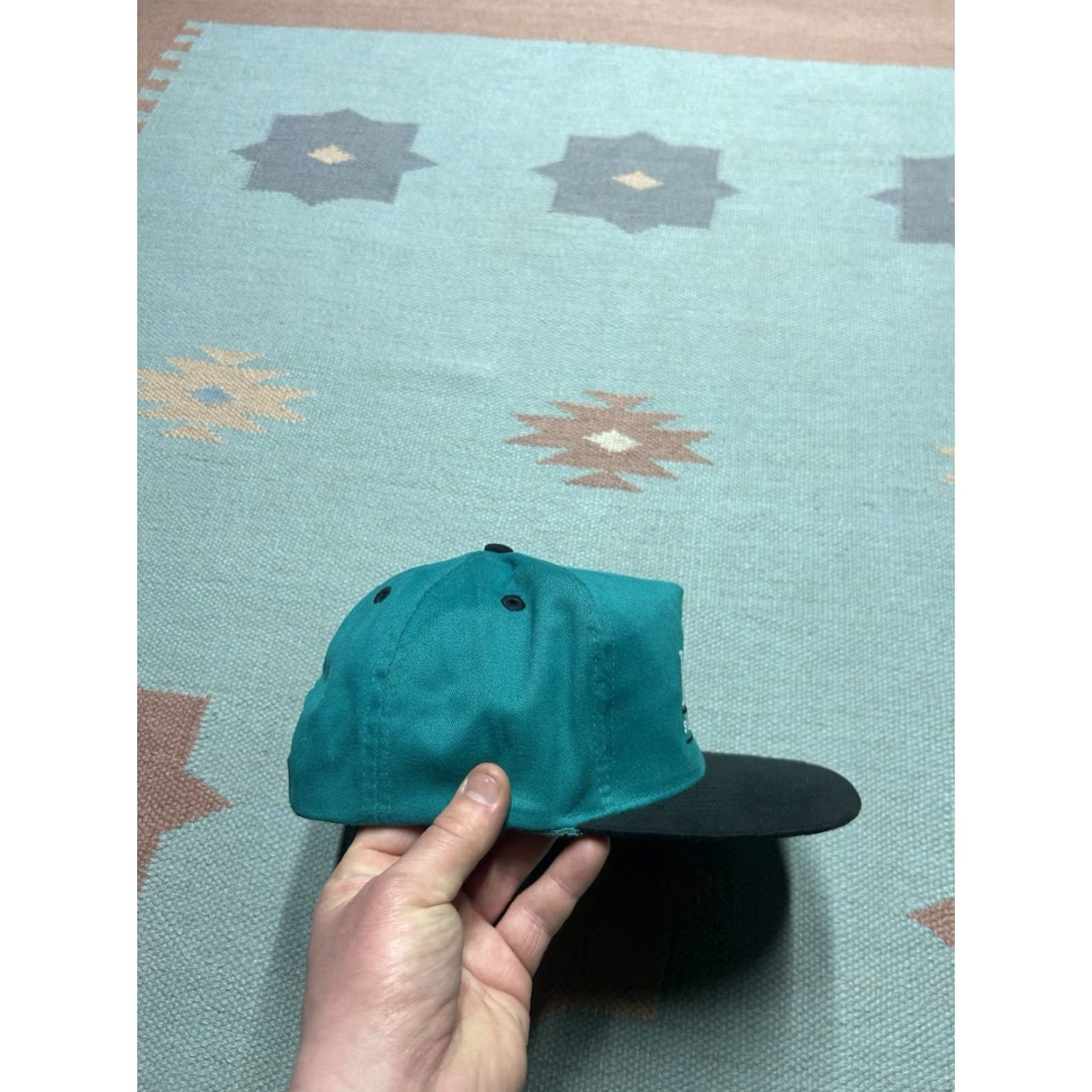 Altea VINTAGE SnapBack Hat Huron Michigan teal turquoise Adjustable Men Size ONE SIZE - 8 Thumbnail