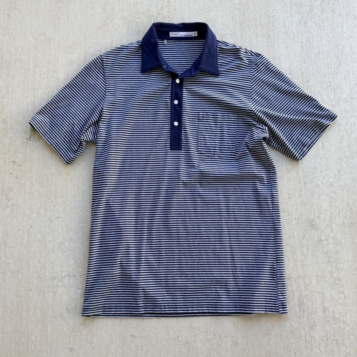 Criquet Criquet Polo Shirt Men Size Large Pima Cotton Stretch Size US L / EU 52-54 / 3 - 1 Thumbnail