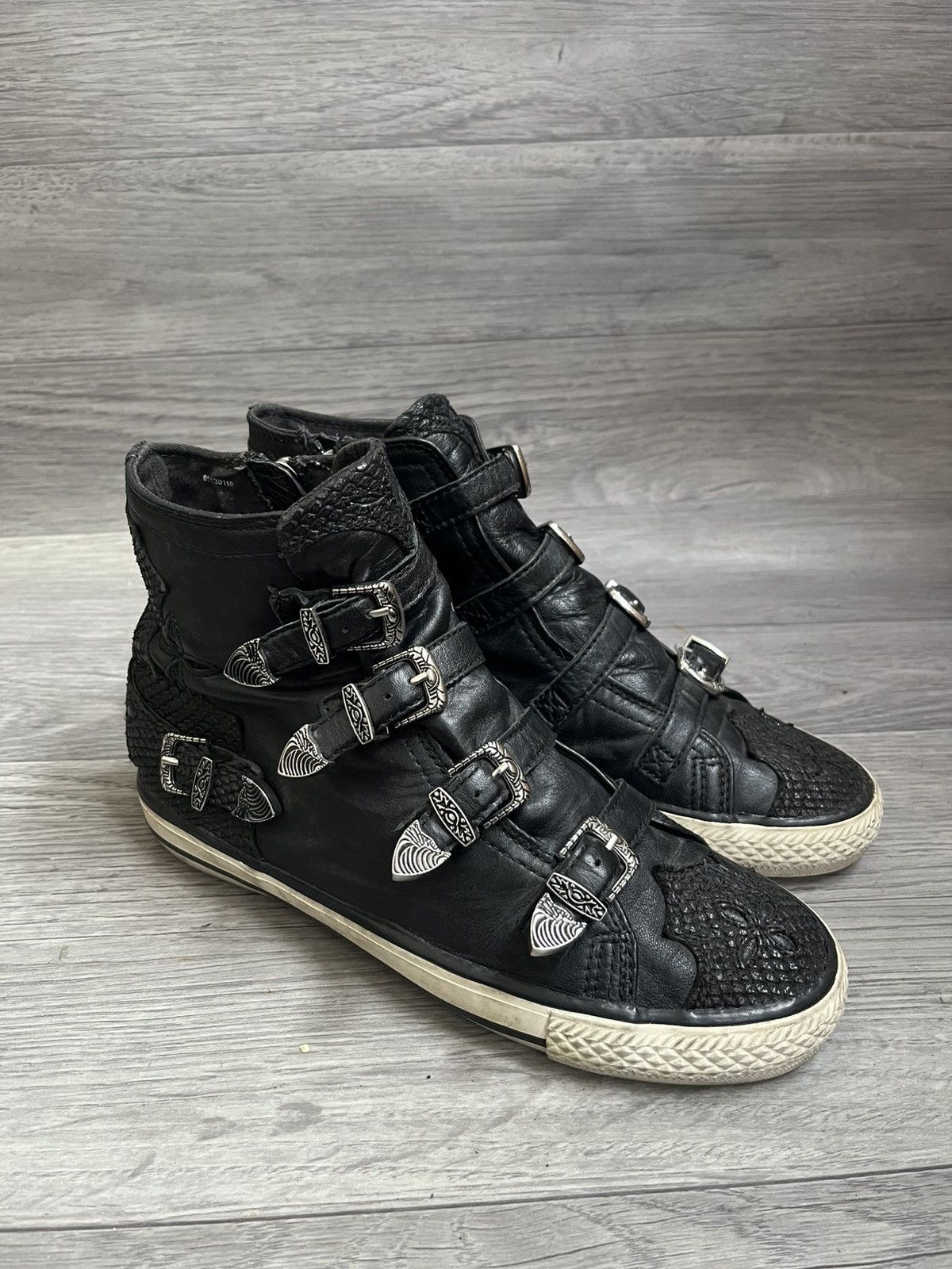 ASH Ash vincent multi buckle punk hedi slimane ,chrome hearts Size US 8 / IT 38 - 8 Thumbnail