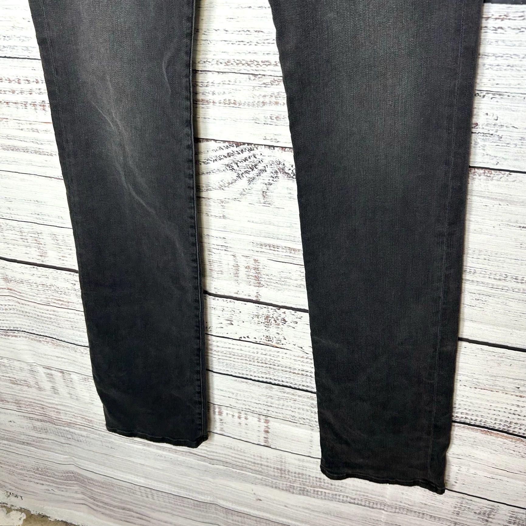Frame FRAME Le Mini Boot Mid-Rise Slim Fit Bootcut Jeans 27 Black Cotton Blend 34 Inseam Womens Jeans FRAME DenIM Le Mini Boot Size 27" / US 4 / IT 40 - 2 Thumbnail