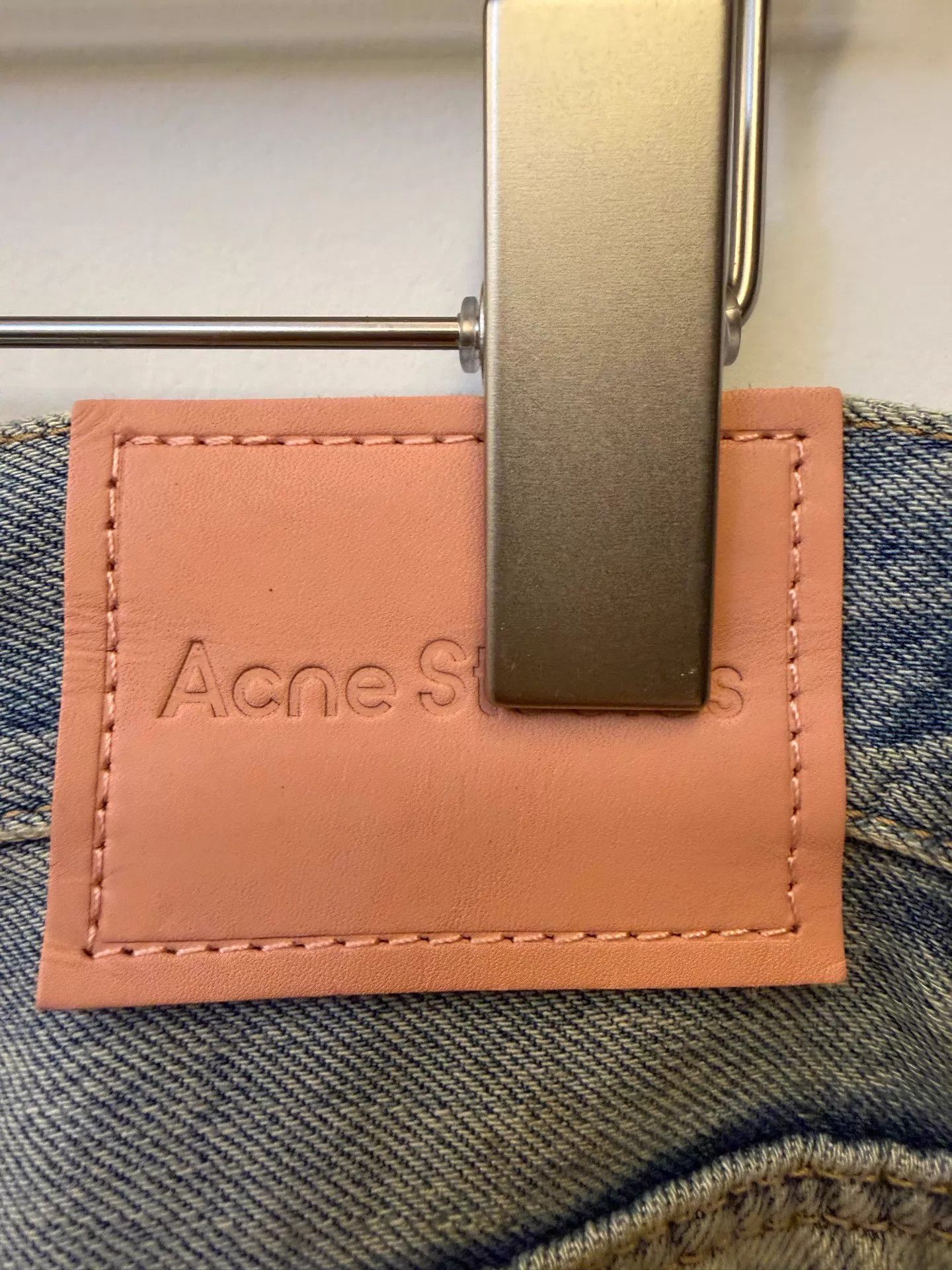 Acne Studios Acne washed mid-rise loose wide-leg blue women's jeans 27/32 Size 27" / US 4 / IT 40 - 5 Thumbnail