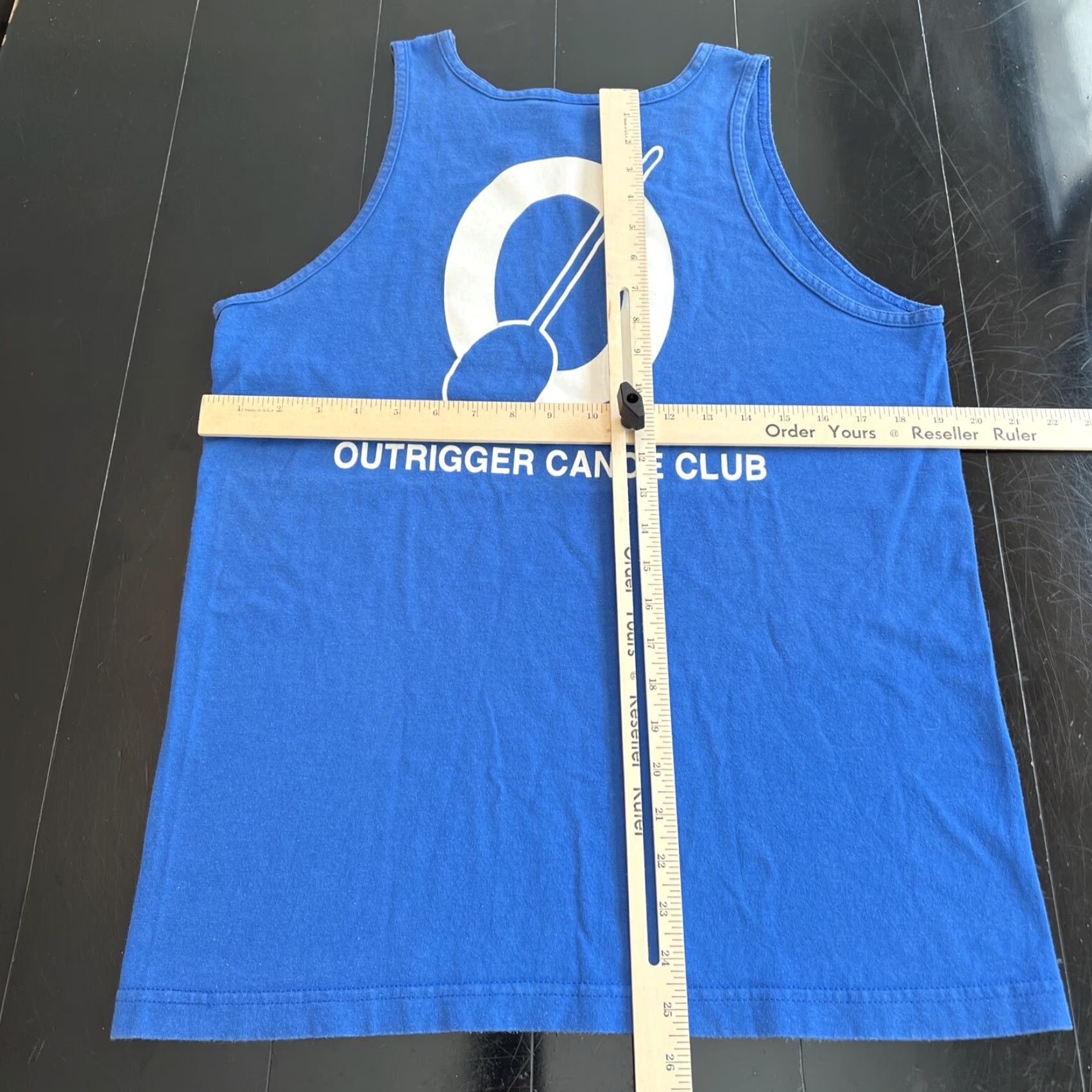 Vintage VINTAGE Outrigger Canoe Club T-Shirt Tank Top Unisex Adults Medium Blue Logo Shirt Size US M / EU 48-50 / 2 - 8 Thumbnail