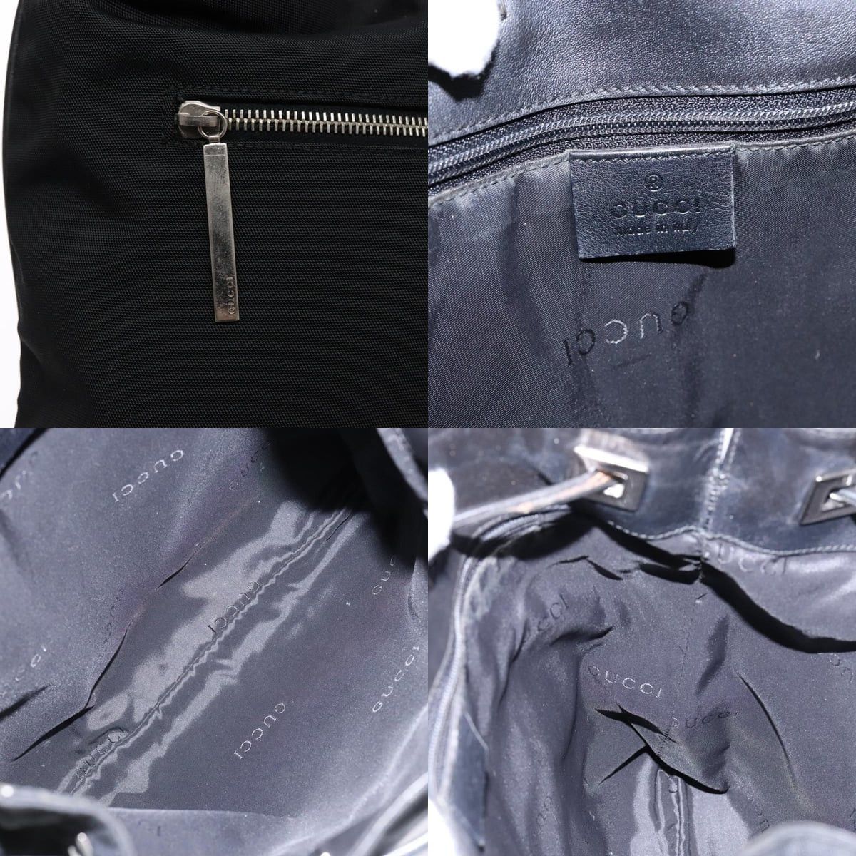 Gucci GUCCI Shoulder Bag Canvas Black Silver 001 001 Size ONE SIZE - 11 Thumbnail