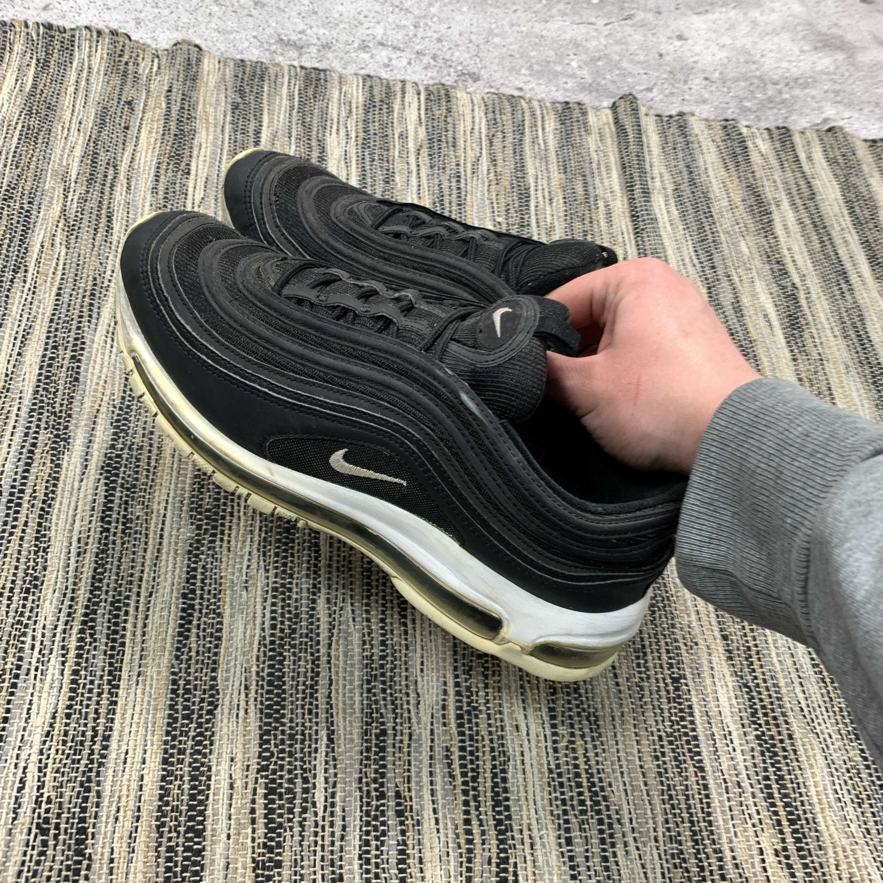 Nike Nike Air Max 97 Black Reflective Sneakers Size US 10.5 / EU 43-44 - 2 Thumbnail