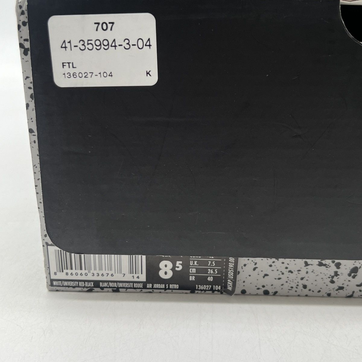 Jordan Brand Air Jordan 5 white cement Size US 8.5 / EU 41-42 - 6 Thumbnail