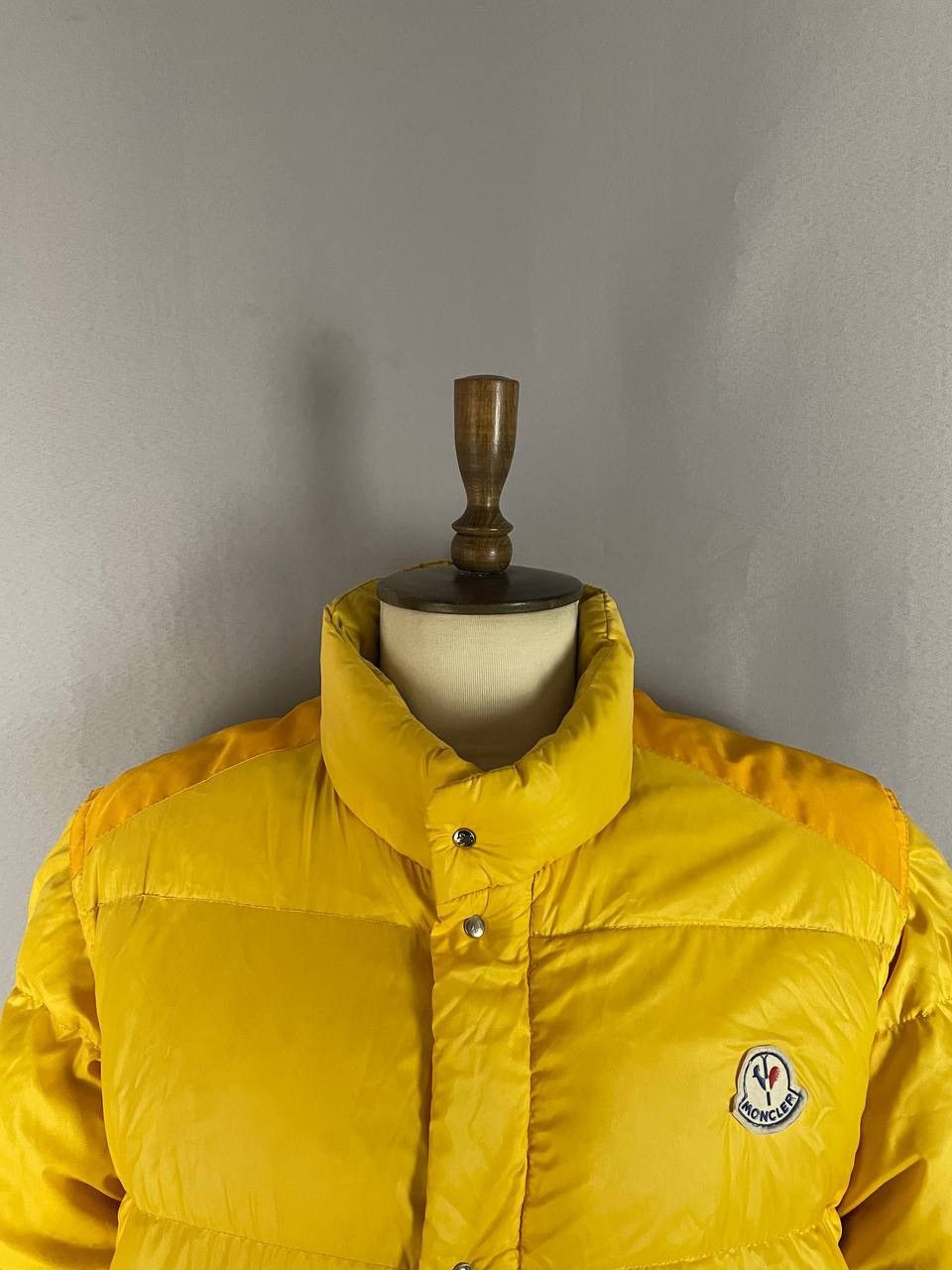 Moncler Moncler Down Jacket Grenoble Yellow Vintage 1990s Size US XL / EU 56 / 4 - 3 Thumbnail