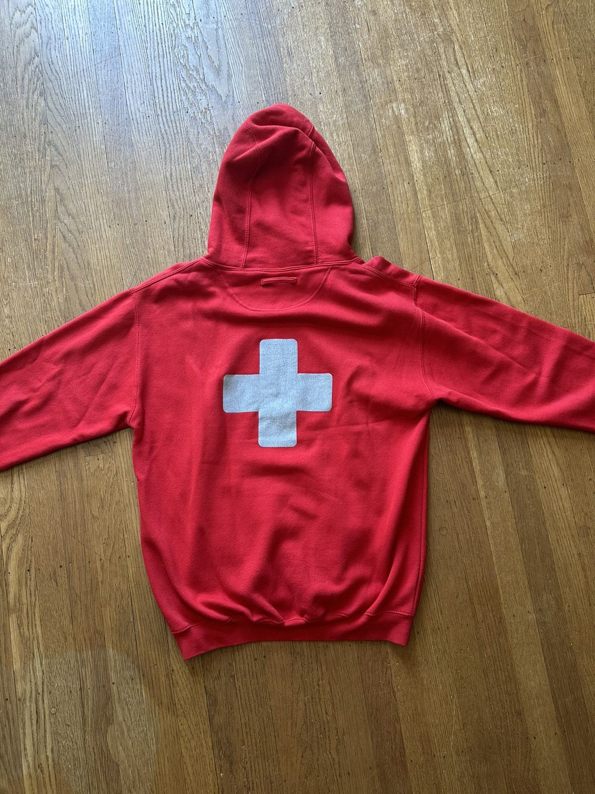 Places + Faces Places + Faces Red Reflective Hoodie Size US M / EU 48-50 / 2 - 2 Thumbnail