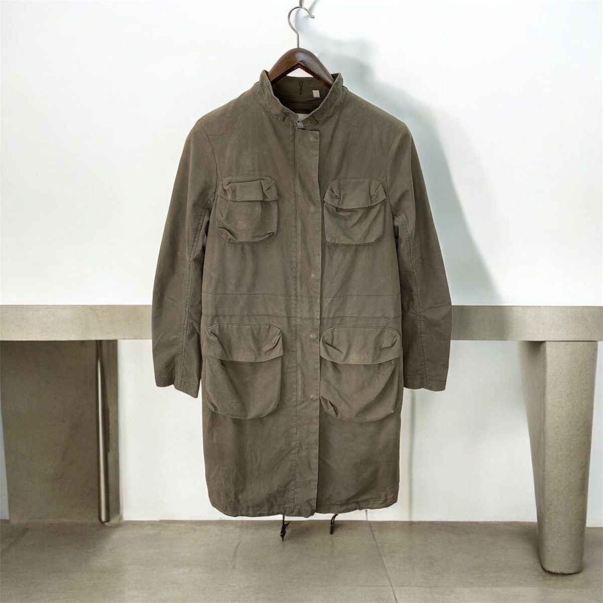 Helmut Lang × Vintage Vtg Helmut Lang 90’s Bondage Military Jacket Size US S / EU 44-46 / 1 - 4 Thumbnail