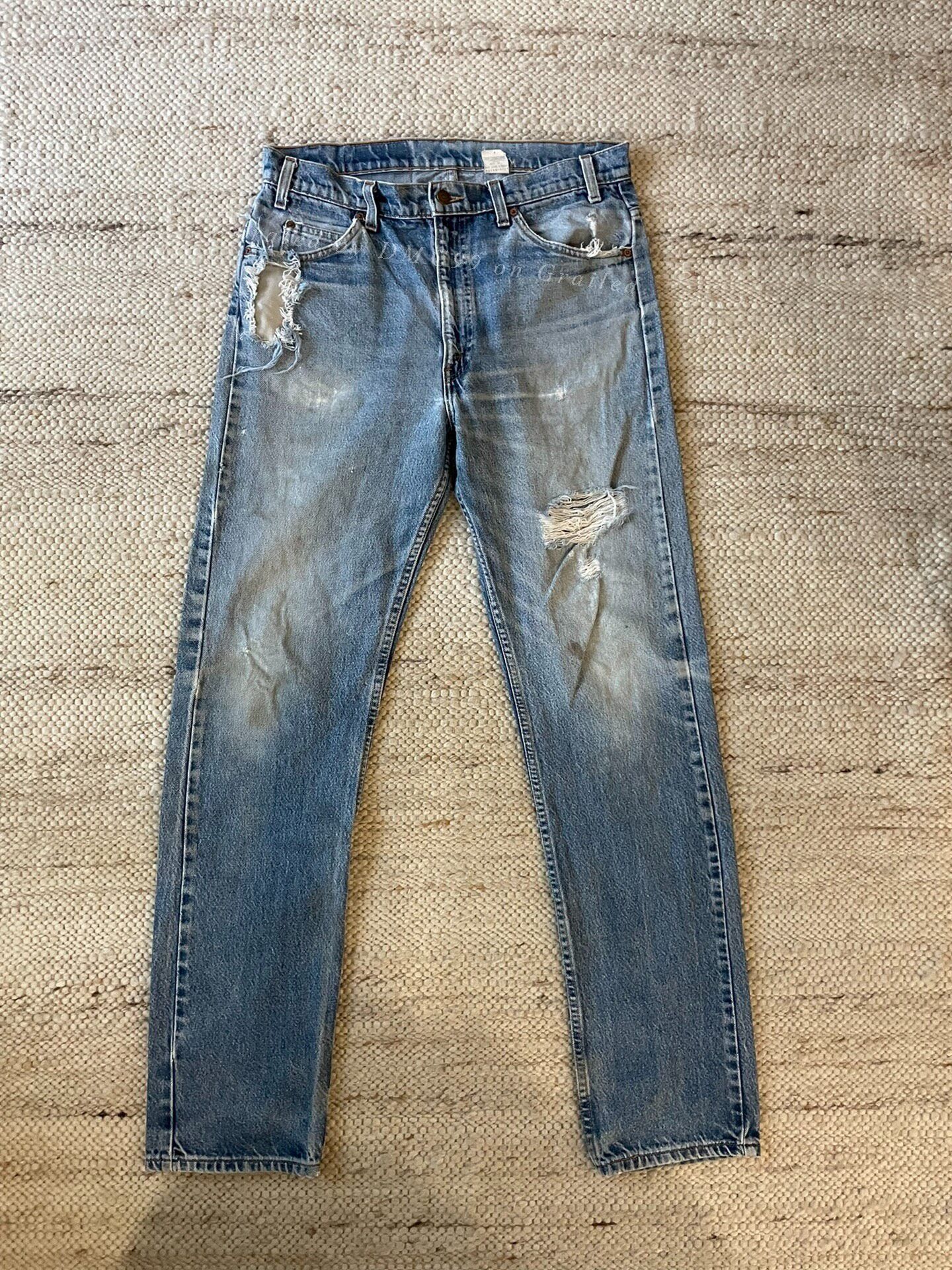 Levi's Vintage Clothing Levi's Vintage 505 Distressed Jeans Size US 30 / EU 46 - 1 Thumbnail