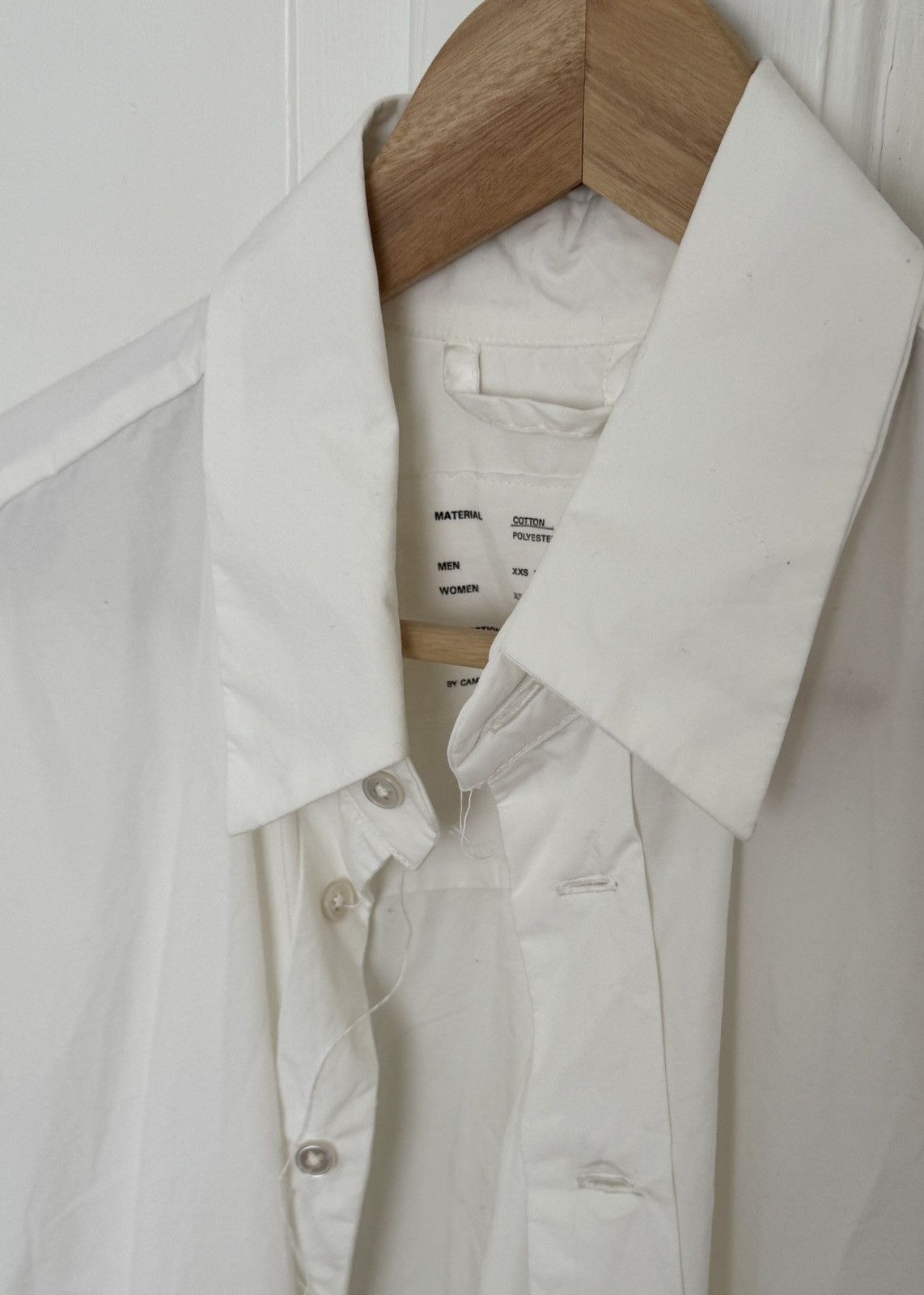 Camiel Fortgens Basic Shirt Off White Size US L / EU 52-54 / 3 - 2 Thumbnail