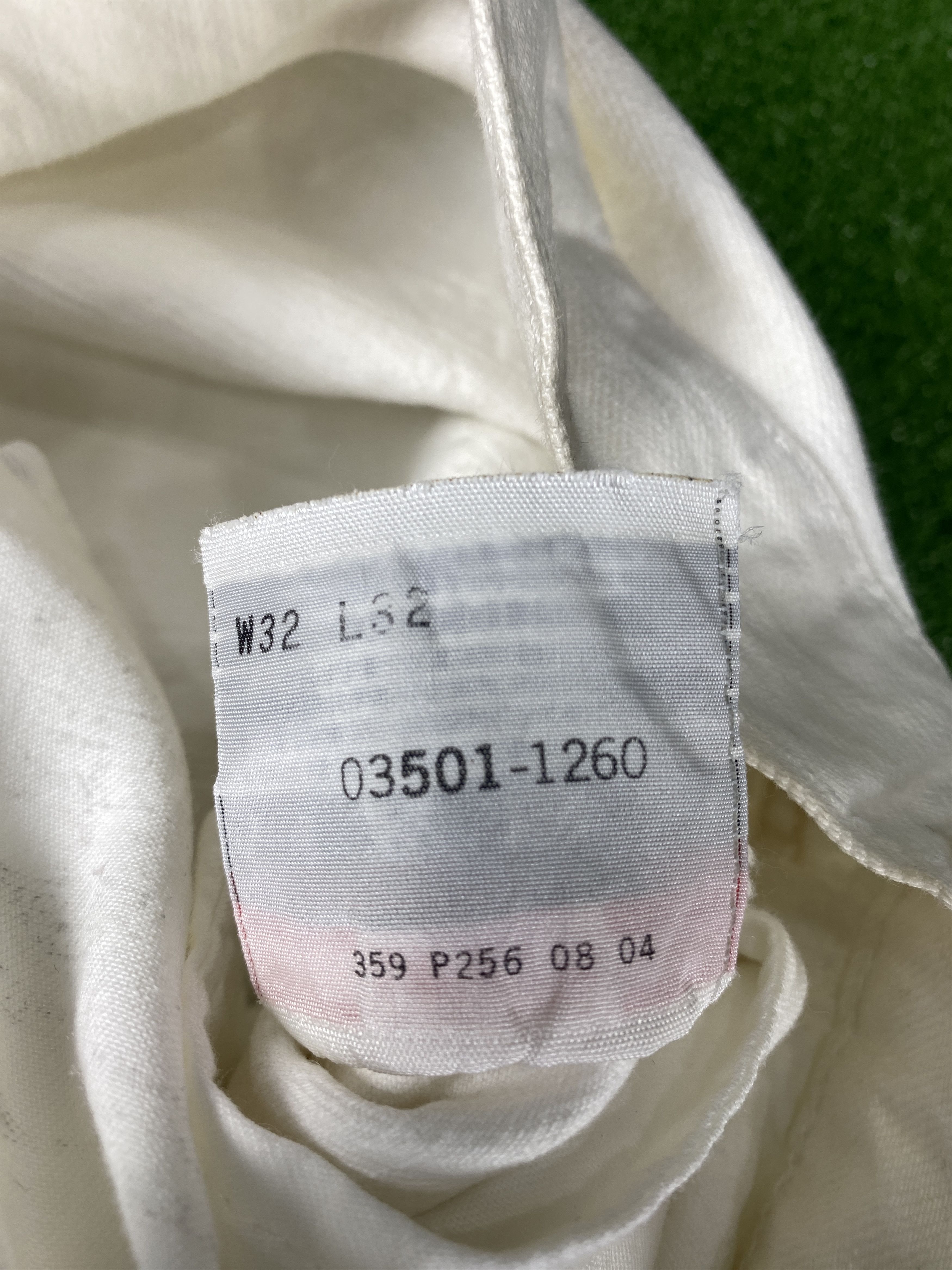 Levi's Vintage Levi's 501 Straight Cut White Jeans CP0062 Size US 32 / EU 48 - 11 Thumbnail