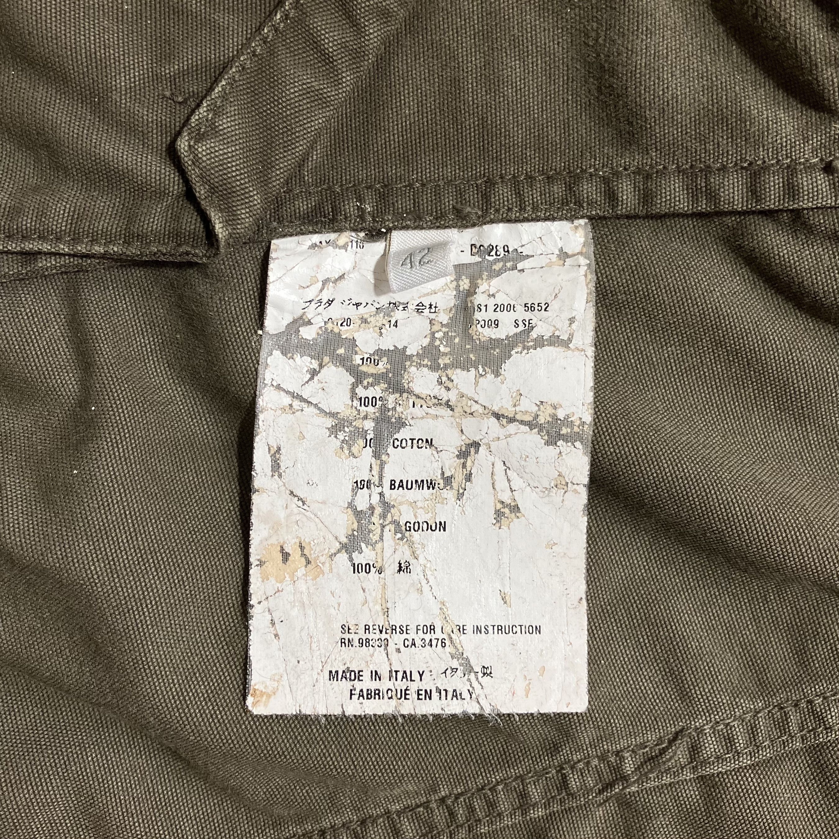 Prada Prada early 2000's green military blazer jackets Size US S / EU 44-46 / 1 - 7 Thumbnail